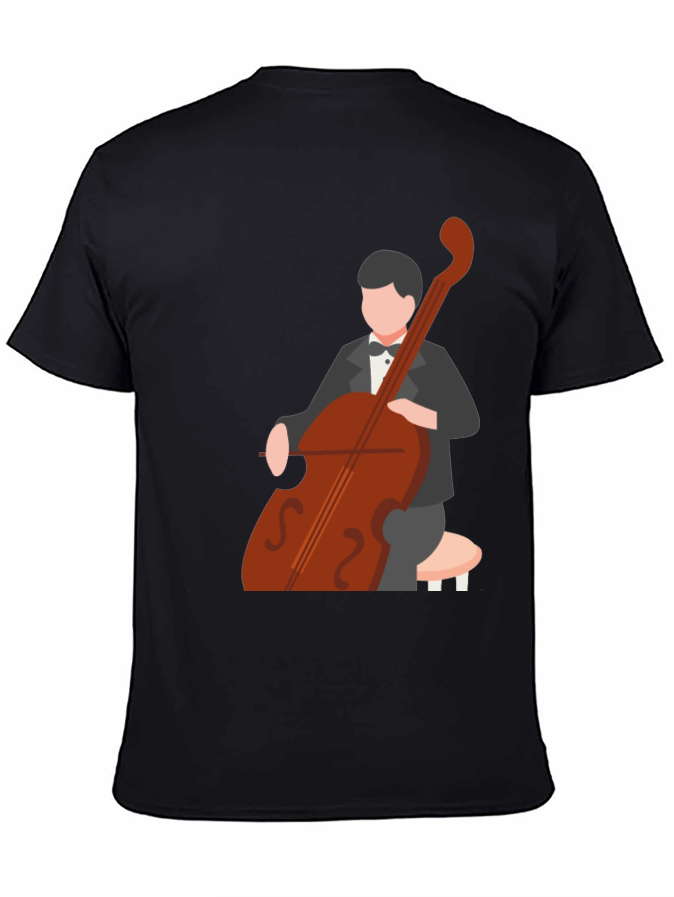 Cello Player Graphic Tee - Musician T-Shirt