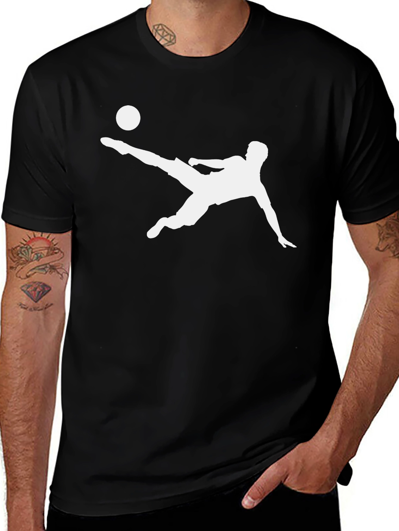Soccer Kick Silhouette T-Shirt