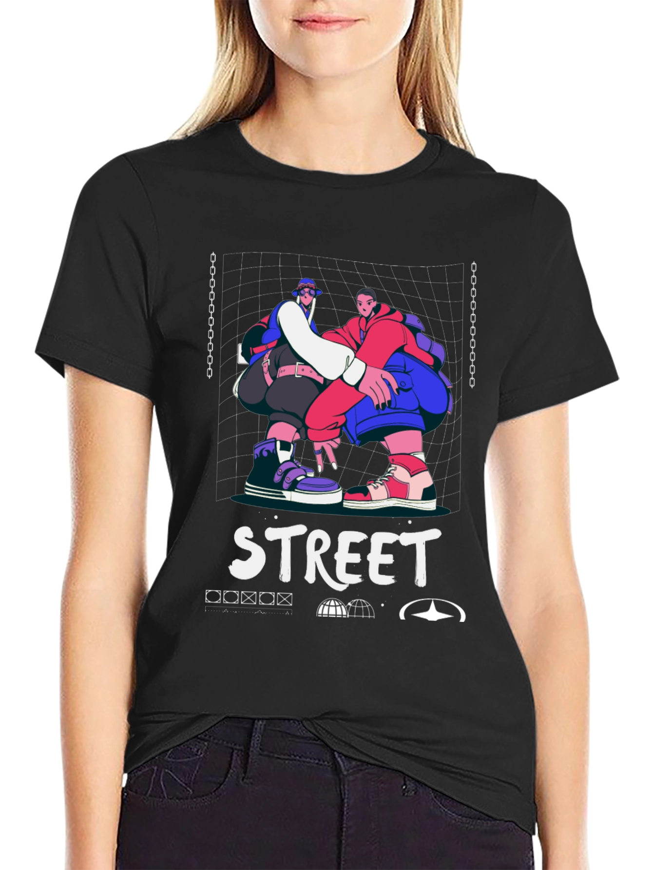 Street Style Graphic Print T-Shirt