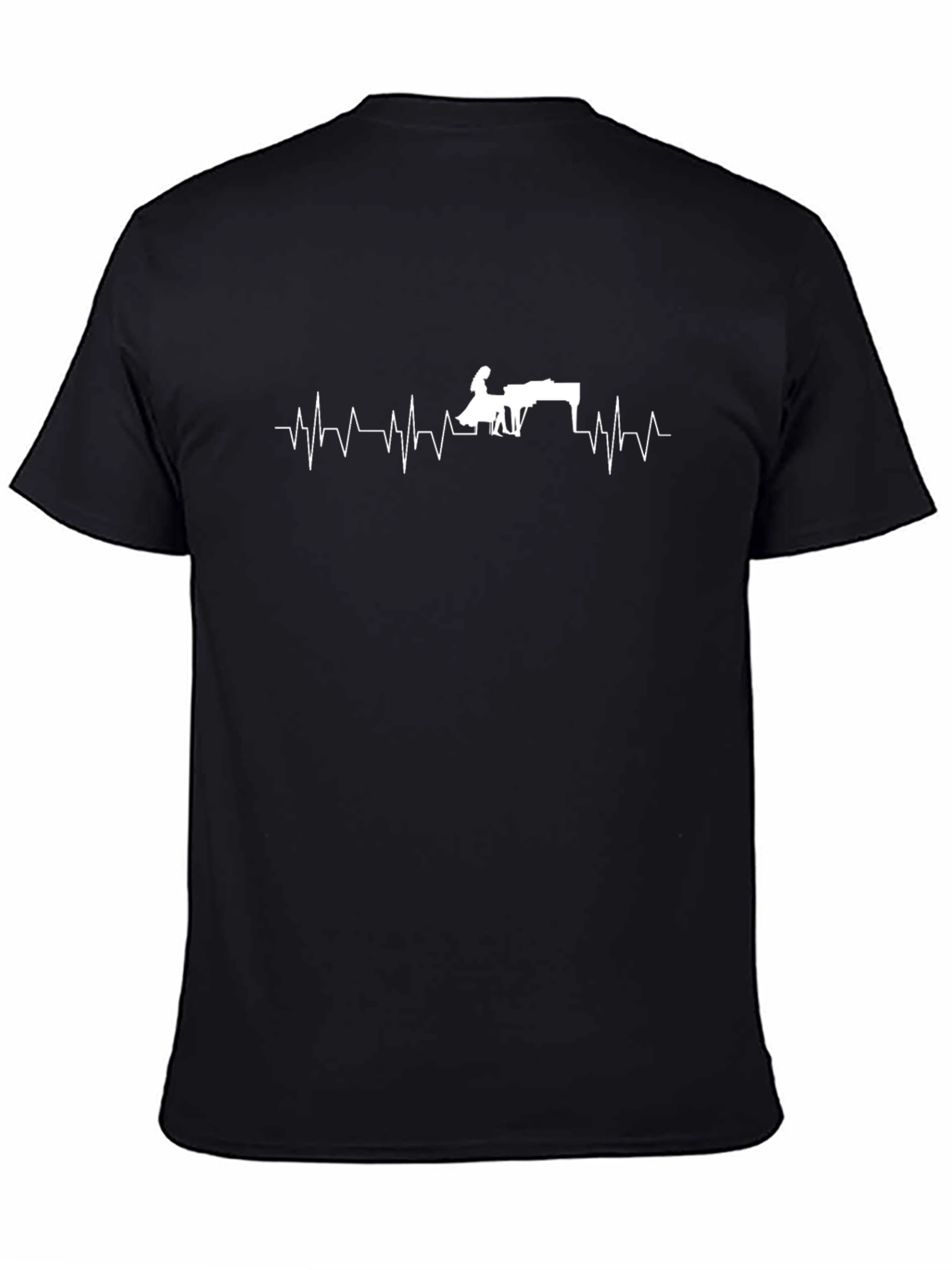 Piano Heartbeat T-Shirt - Musician Tee