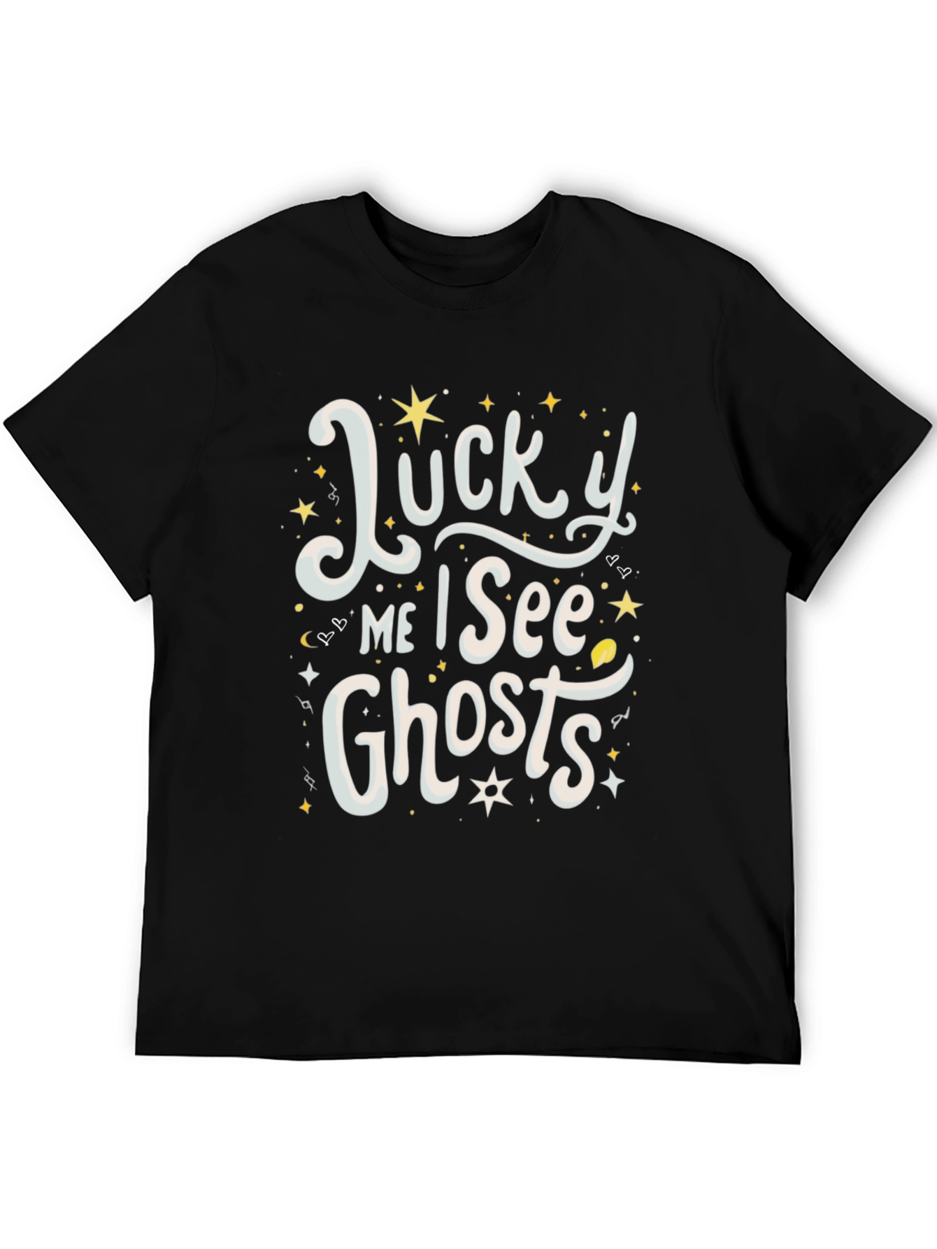Lucky Me I See Ghosts T-Shirt Graphic Tee