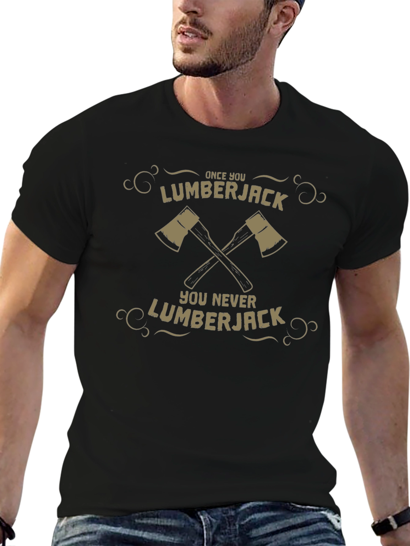 Lumberjack Graphic Tee - Once You Go Lumberjack T-Shirt