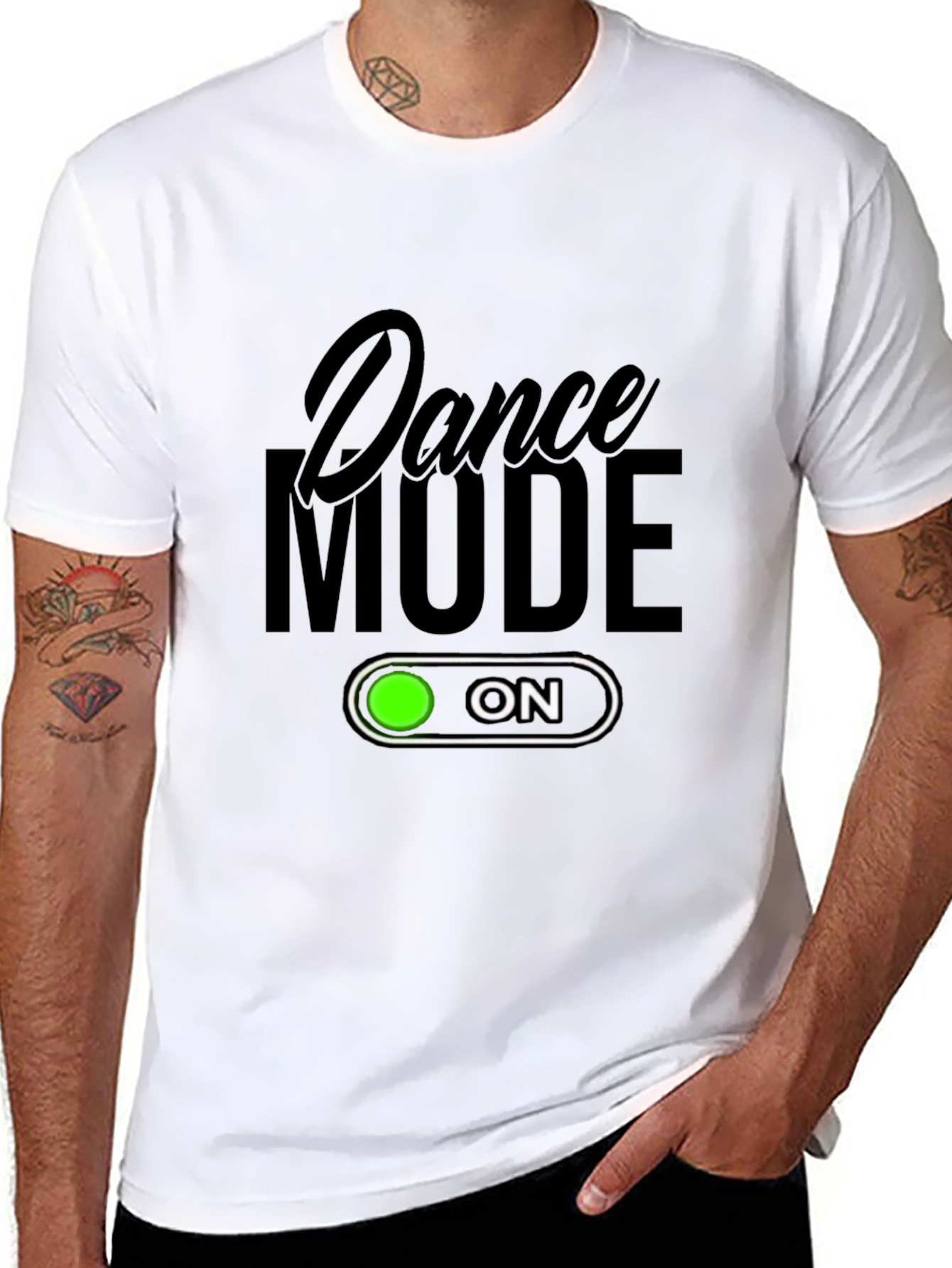 Dance Mode On Black T-Shirt