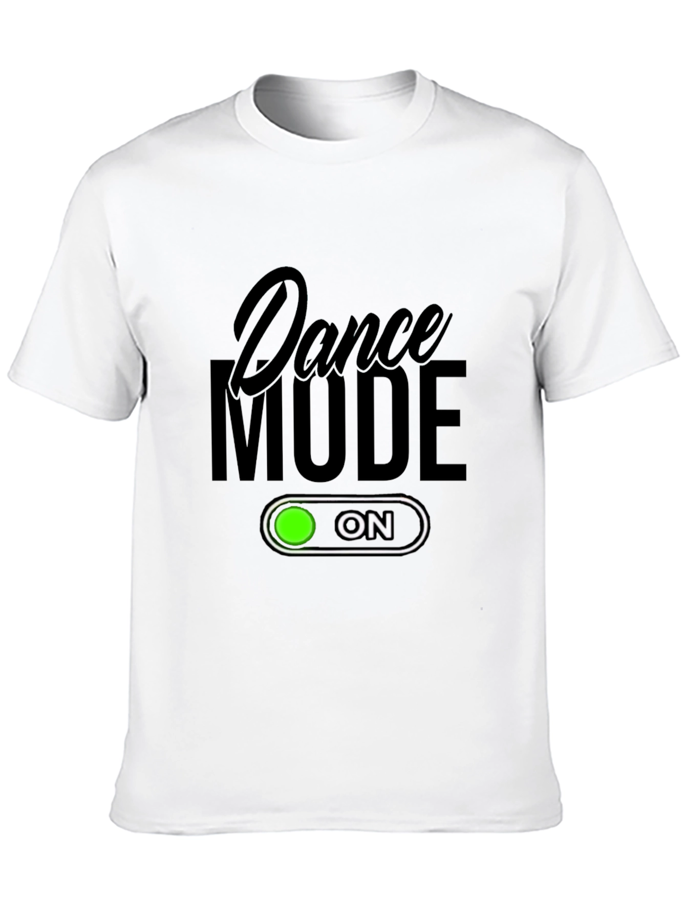 Dance Mode On Black T-Shirt