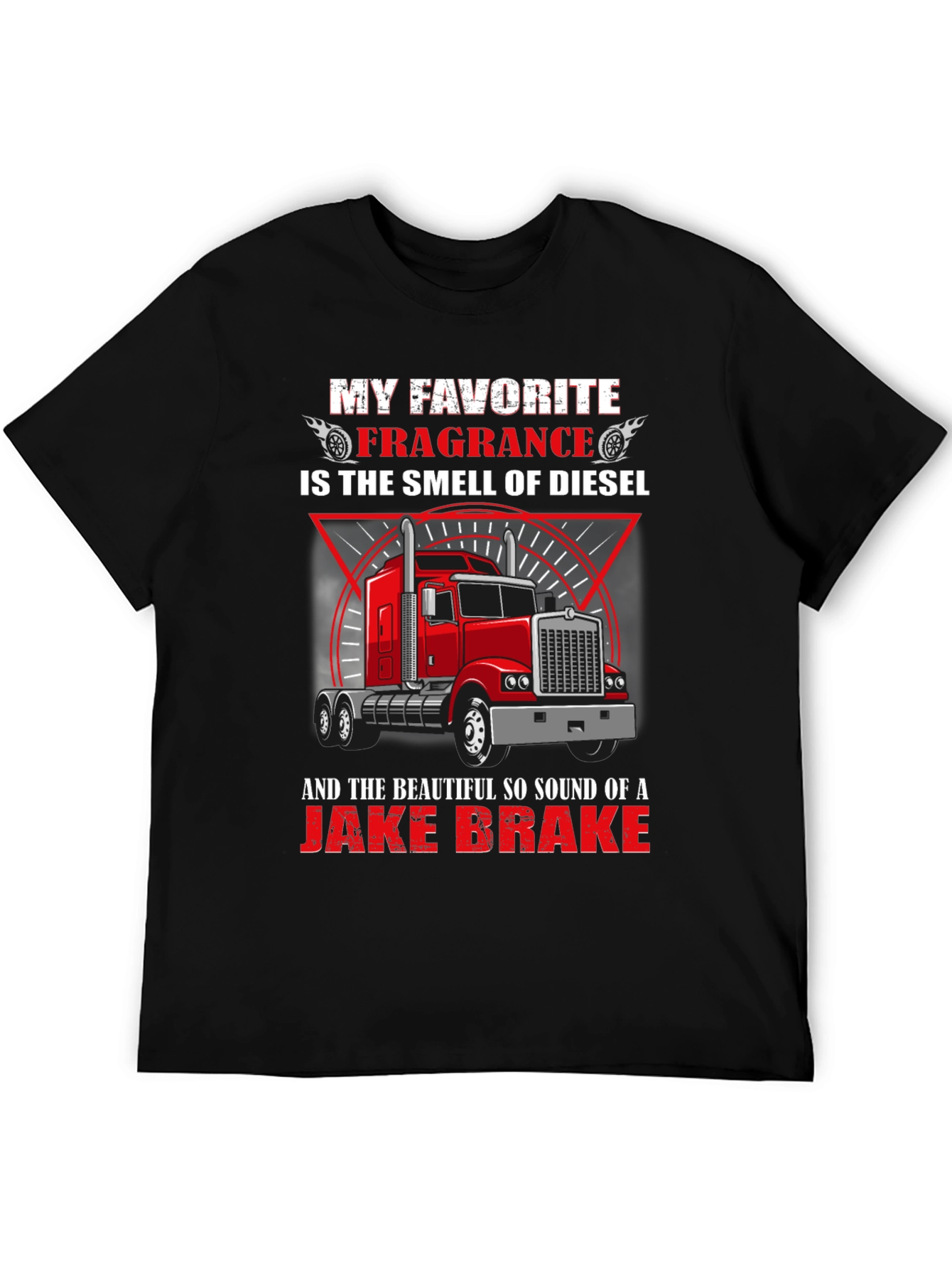 Diesel Smell T-Shirt - Jake Brake Trucker Tee