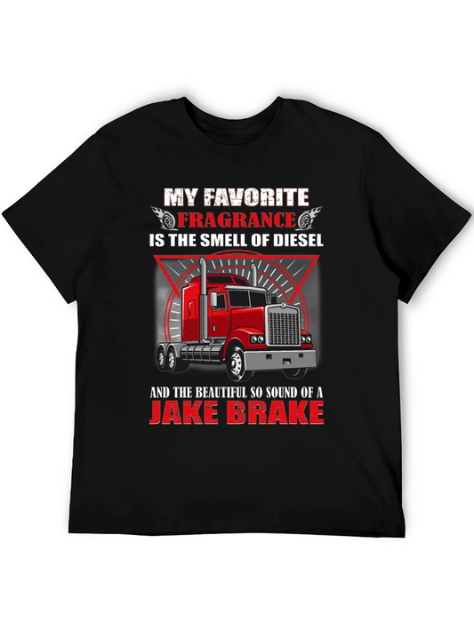 Diesel Smell T-Shirt - Jake Brake Trucker Tee