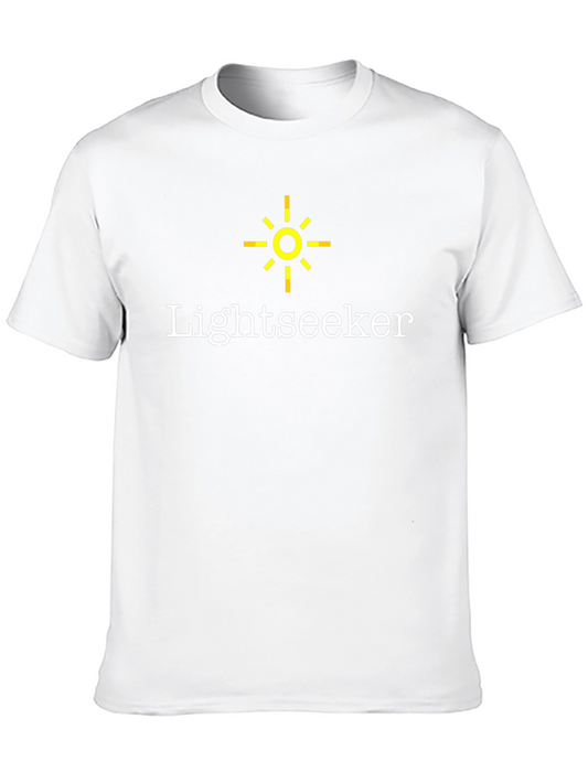 Lightseeker Graphic Tee - Black Cotton Shirt