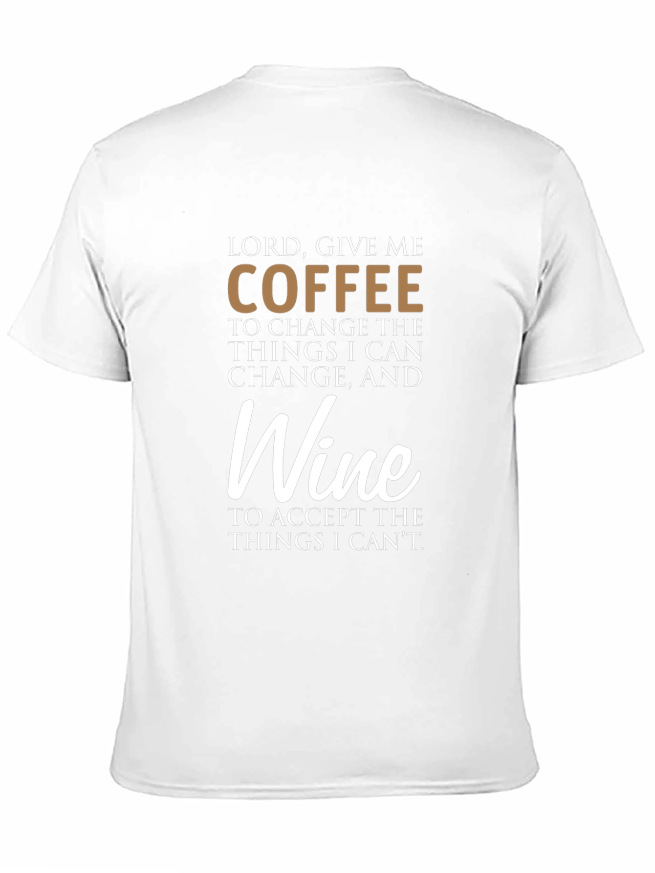 Coffee and Wine Graphic T-Shirt