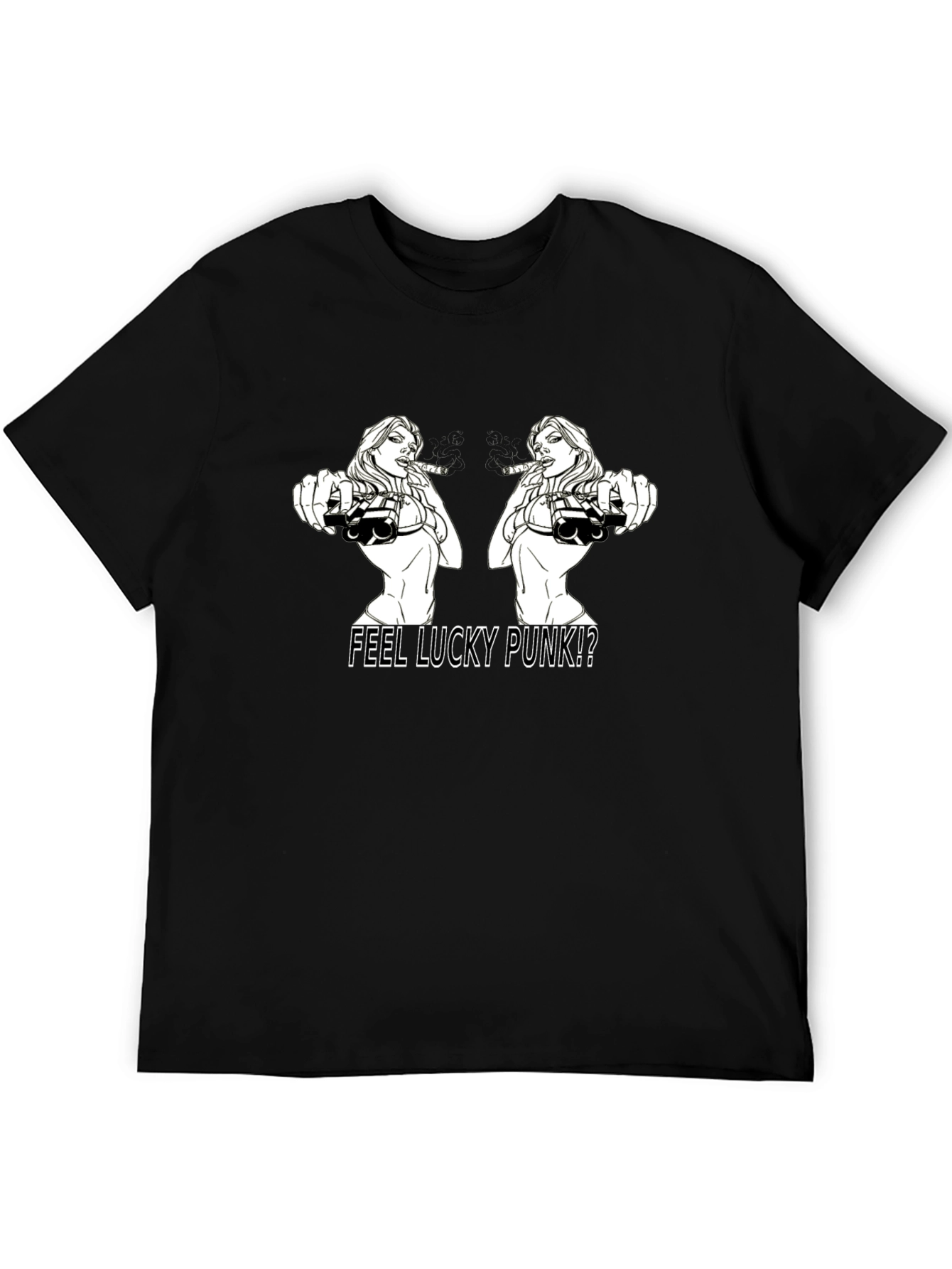 Feel Lucky Punk Graphic T-Shirt