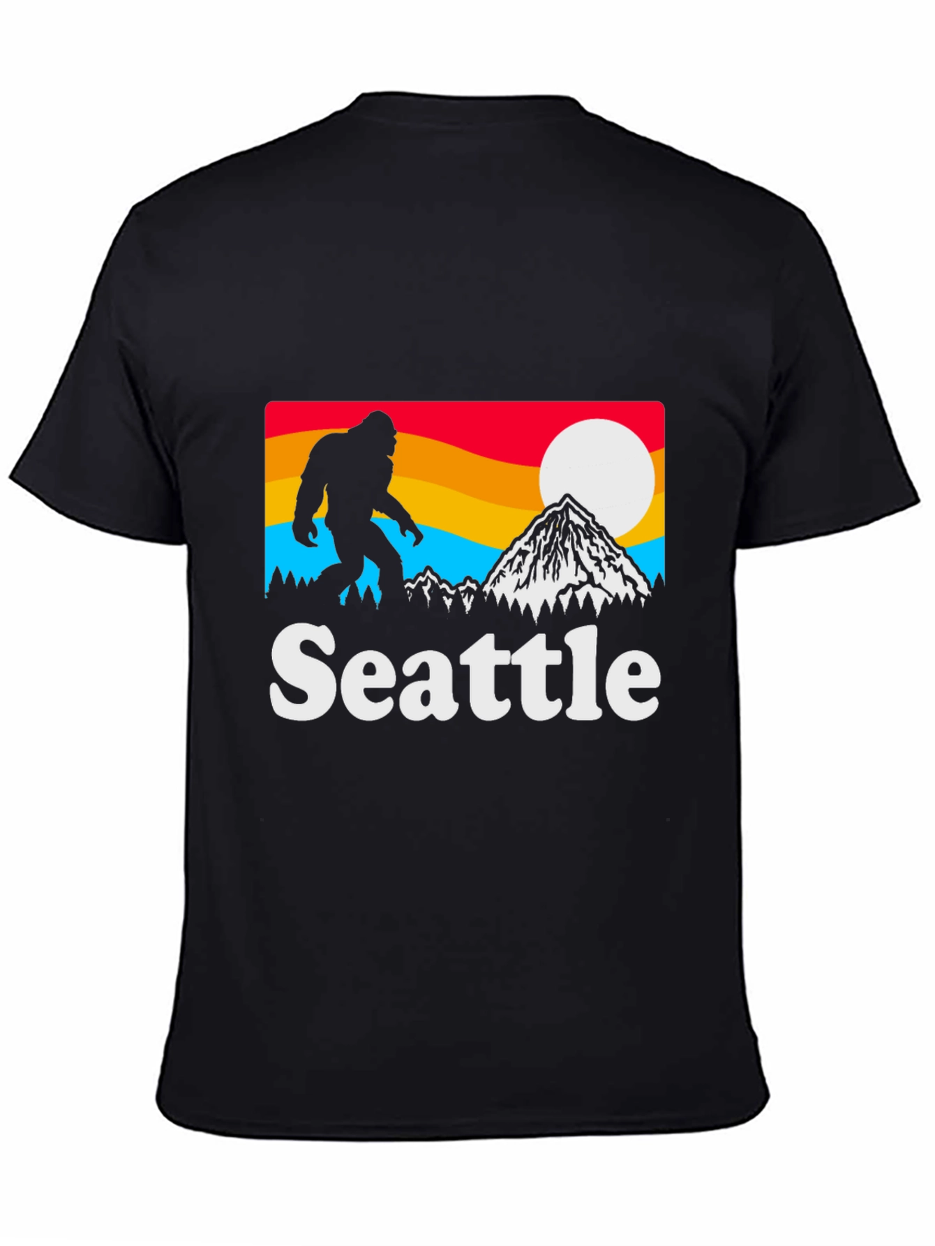 Seattle Bigfoot T-Shirt - Mountain Design