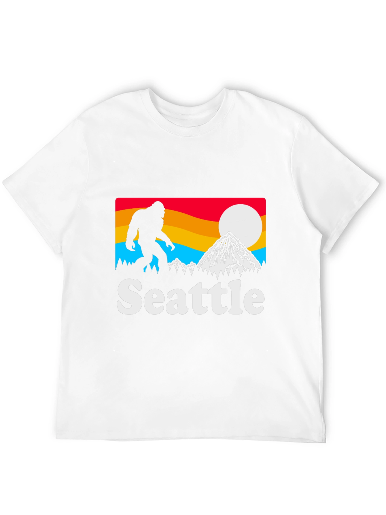 Seattle Bigfoot T-Shirt - Mountain Design