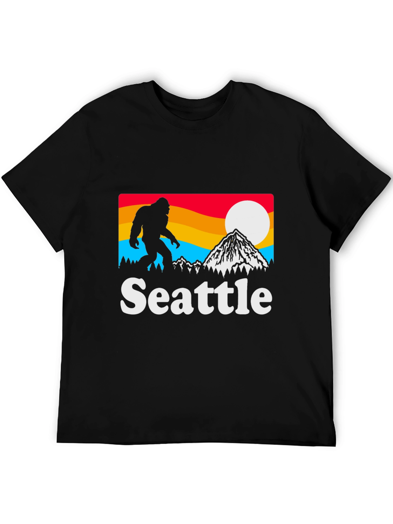 Seattle Bigfoot T-Shirt - Mountain Design