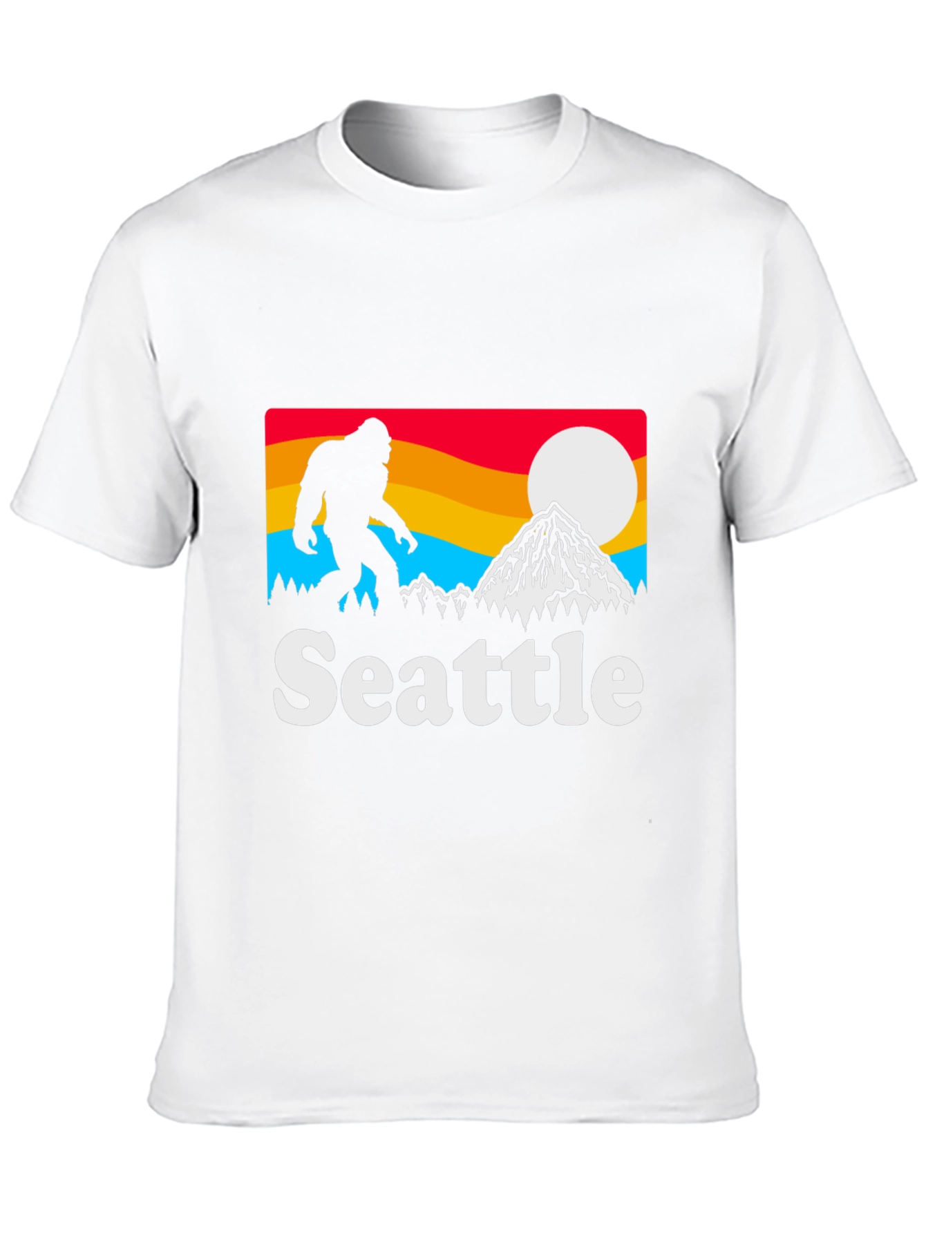 Seattle Bigfoot T-Shirt - Mountain Design