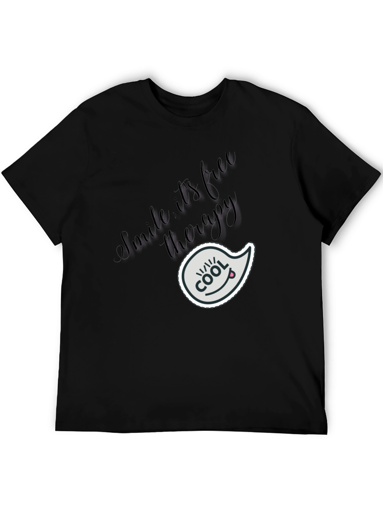 Smile Therapy Graphic T-Shirt - Cool Comfort