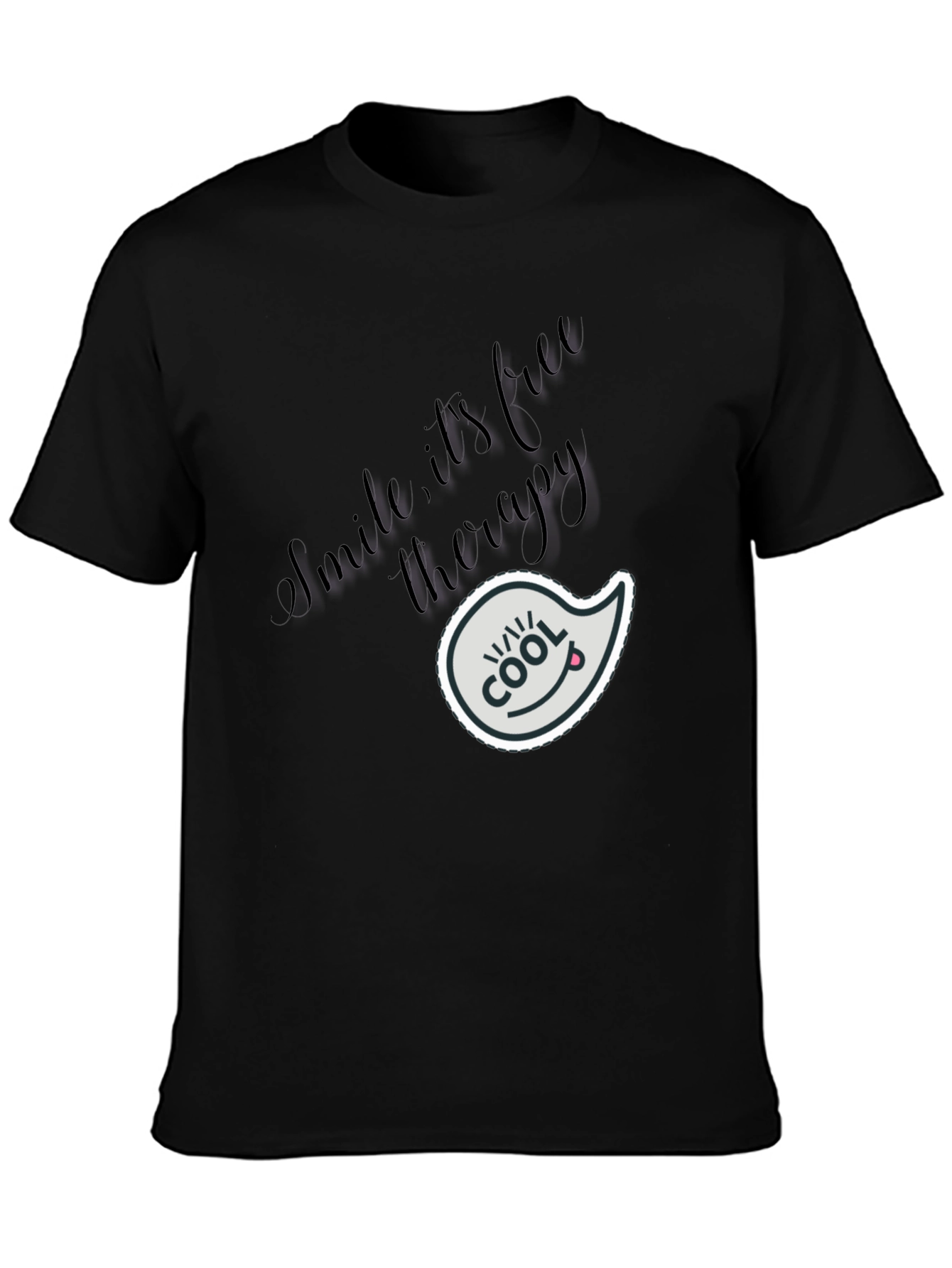 Smile Therapy Graphic T-Shirt - Cool Comfort