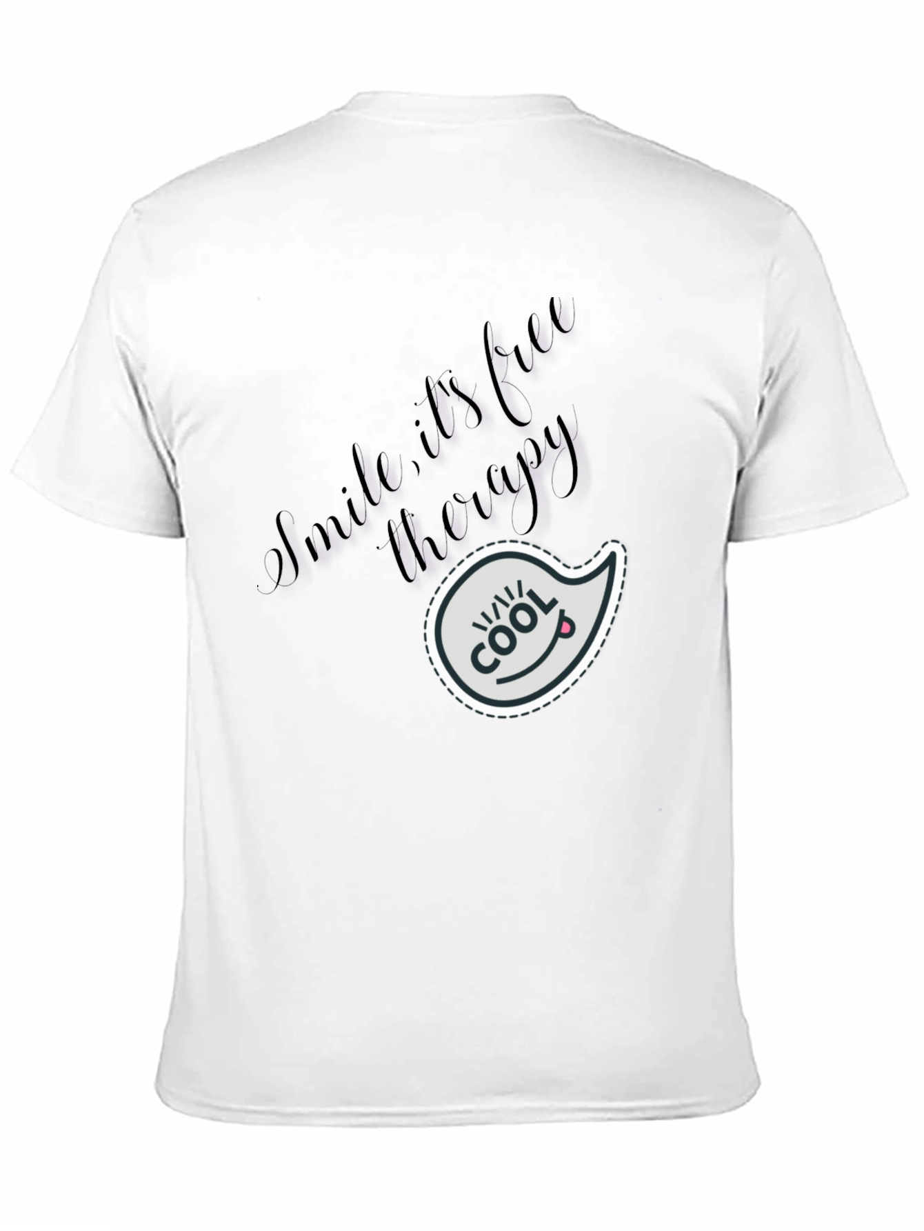 Smile Therapy Graphic T-Shirt - Cool Comfort