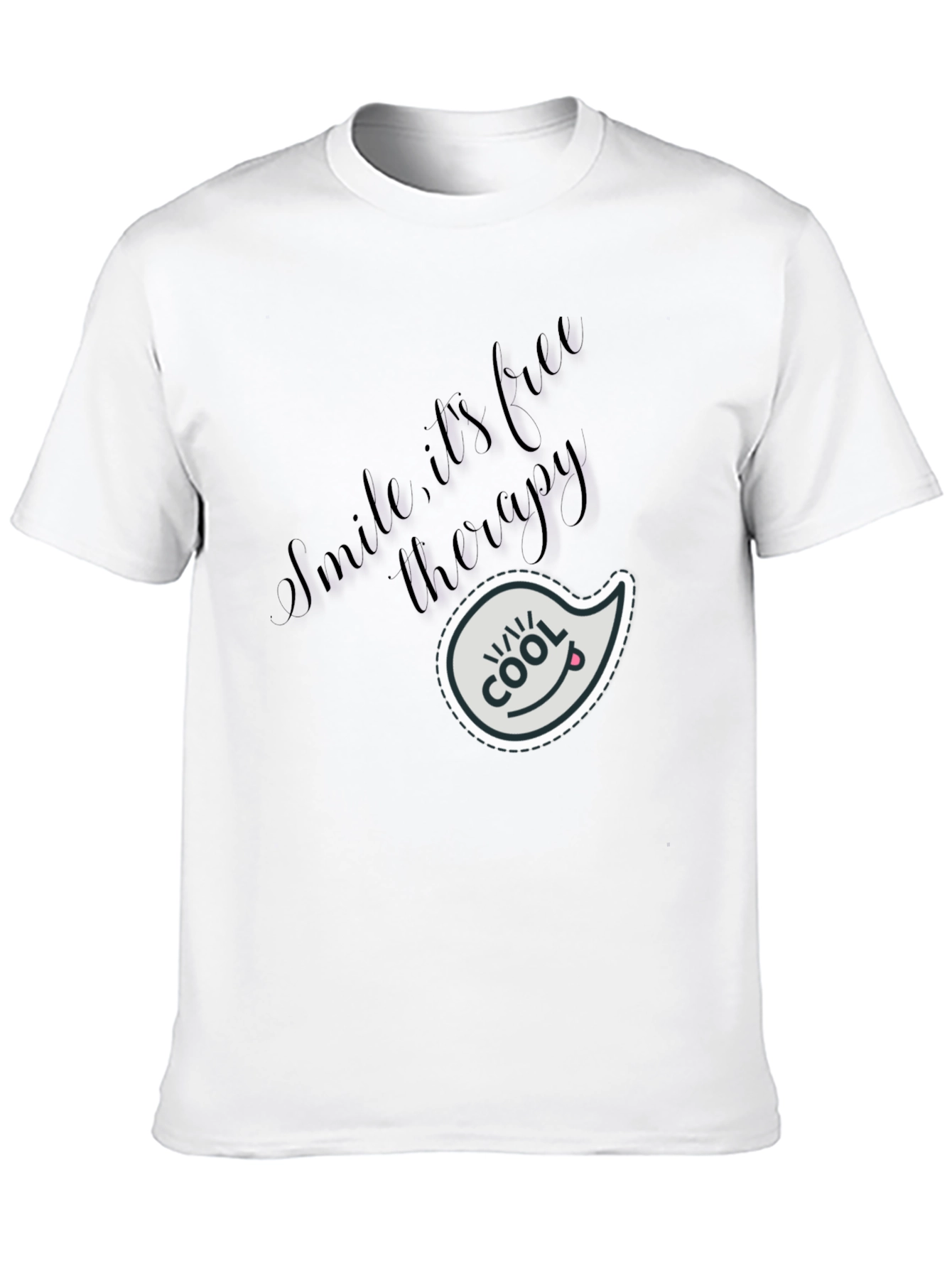 Smile Therapy Graphic T-Shirt - Cool Comfort