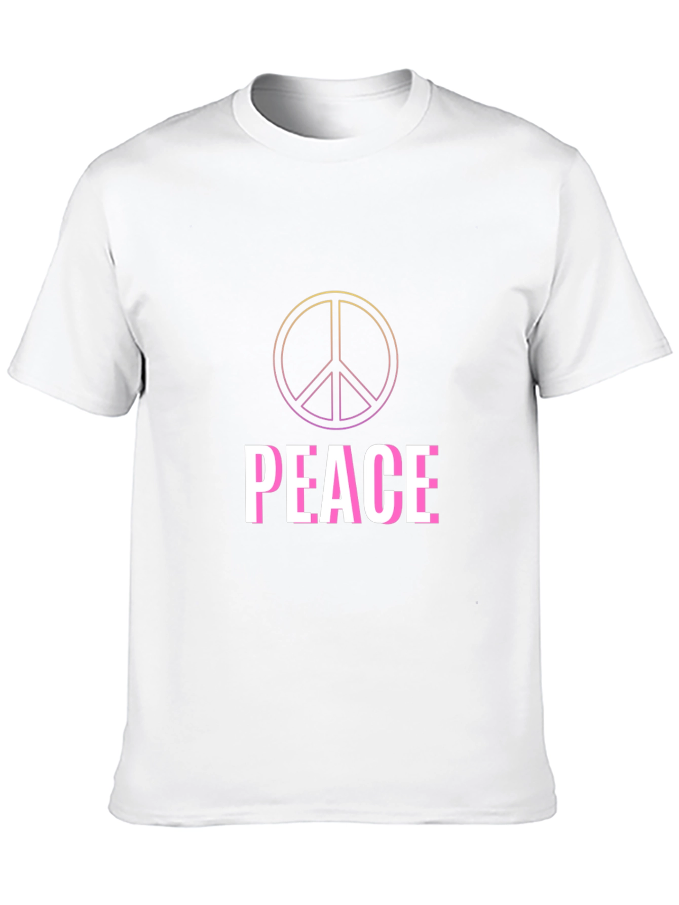 Peace Sign Graphic T-Shirt - Retro Style