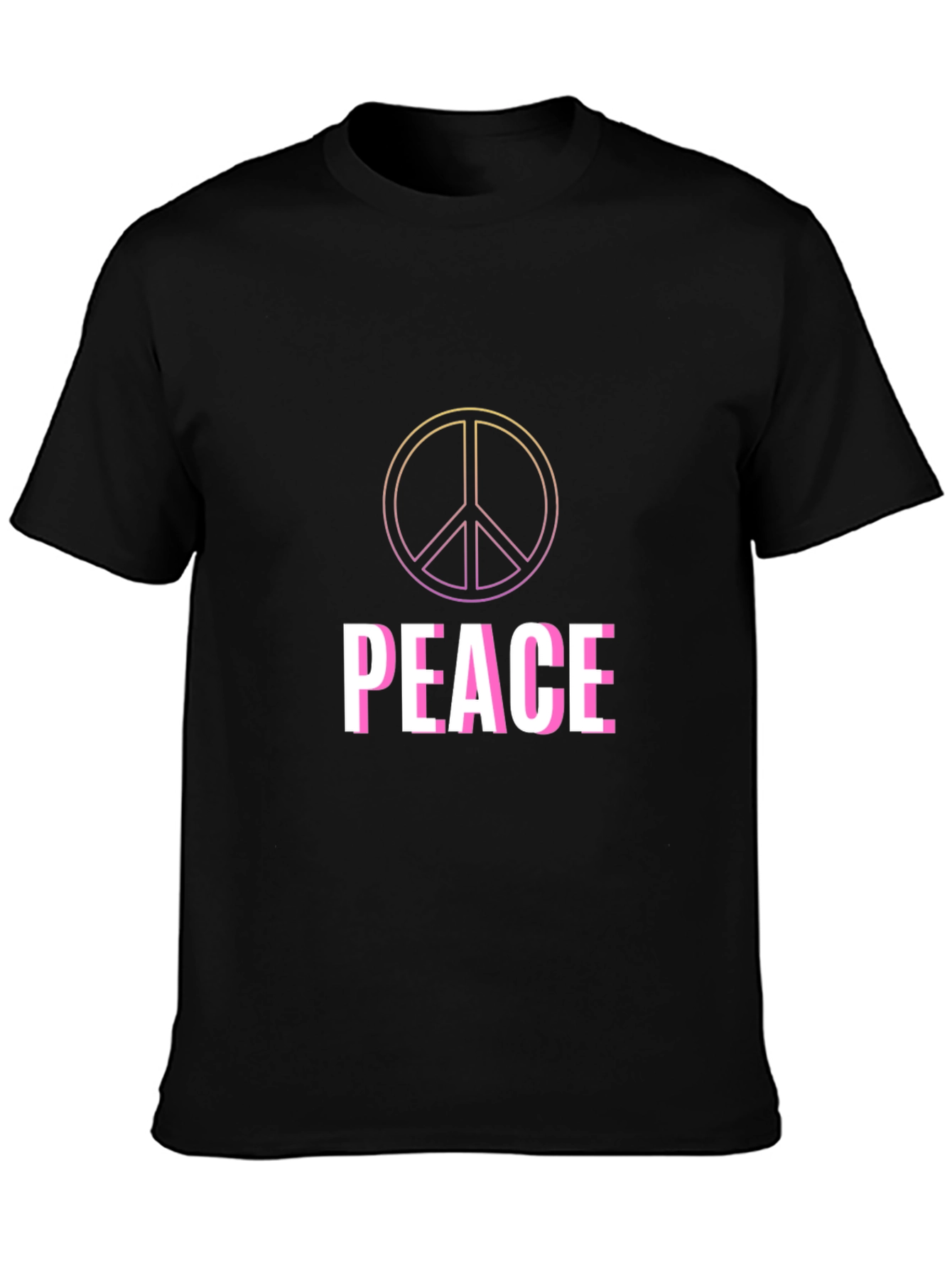 Peace Sign Graphic T-Shirt - Retro Style
