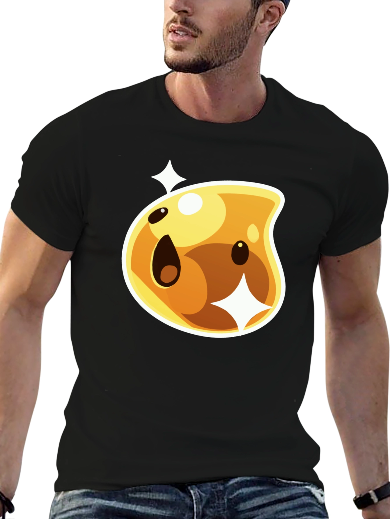 Golden Slime T-Shirt - Fun Cartoon Tee