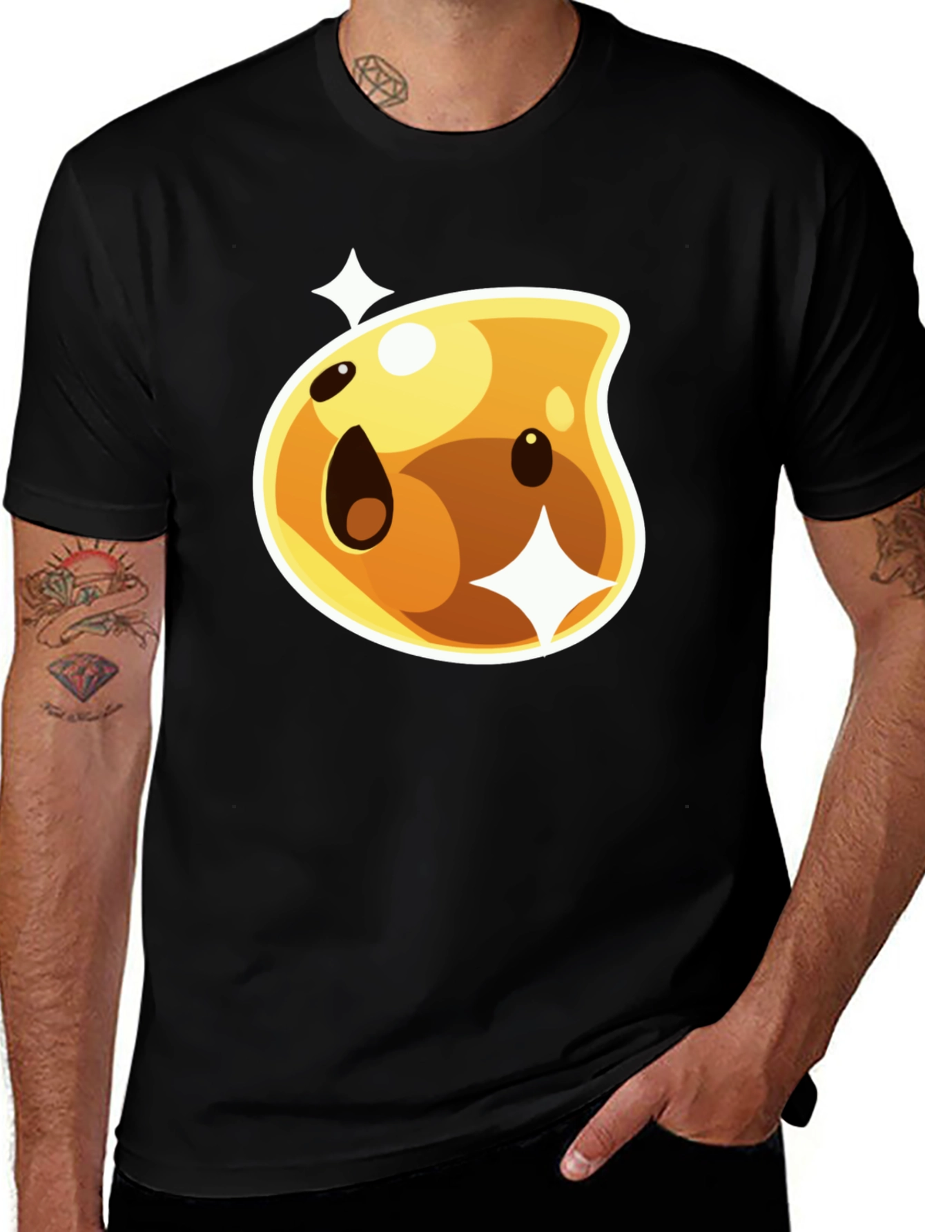 Golden Slime T-Shirt - Fun Cartoon Tee