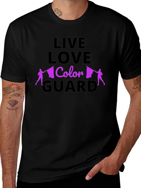 Live Love Color Guard Graphic T-Shirt