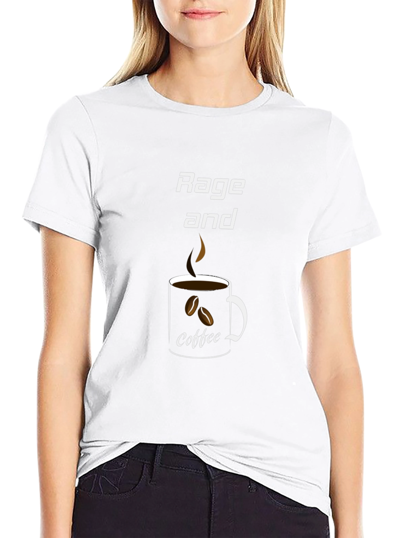 Rage and Coffee Graphic T-Shirt