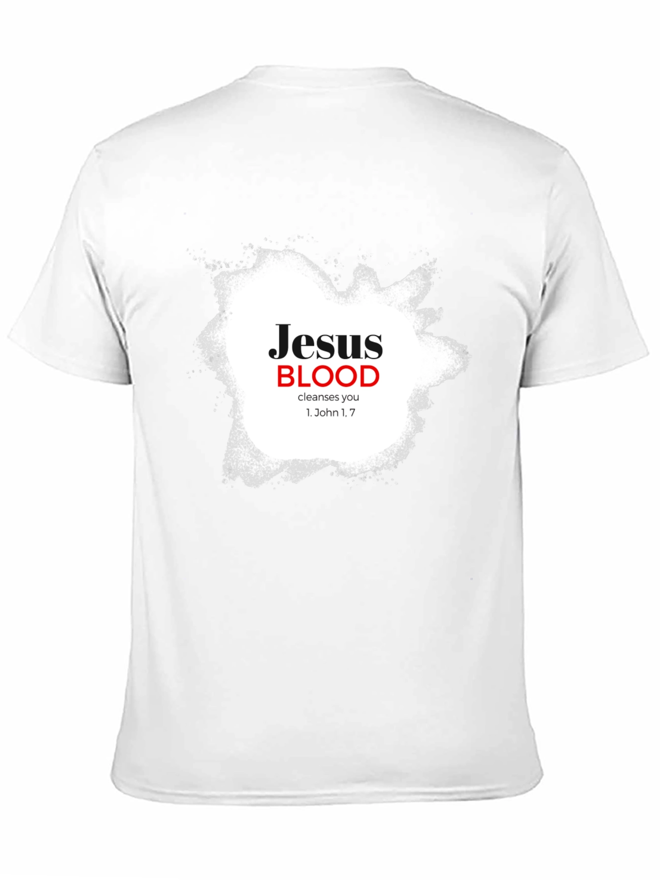 Jesus Blood Cleanses You Black T-Shirt
