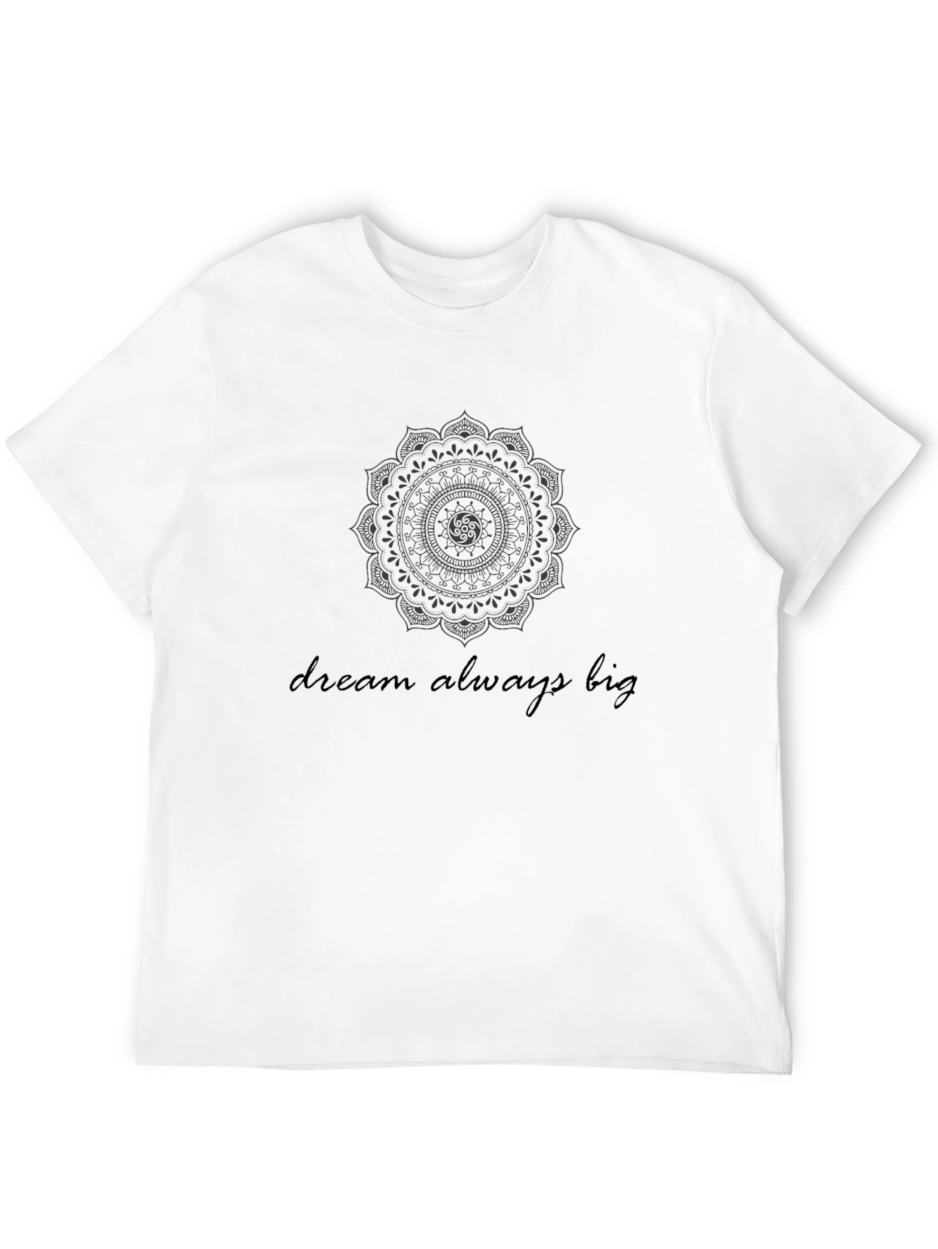 Dream Big Graphic Black Tee