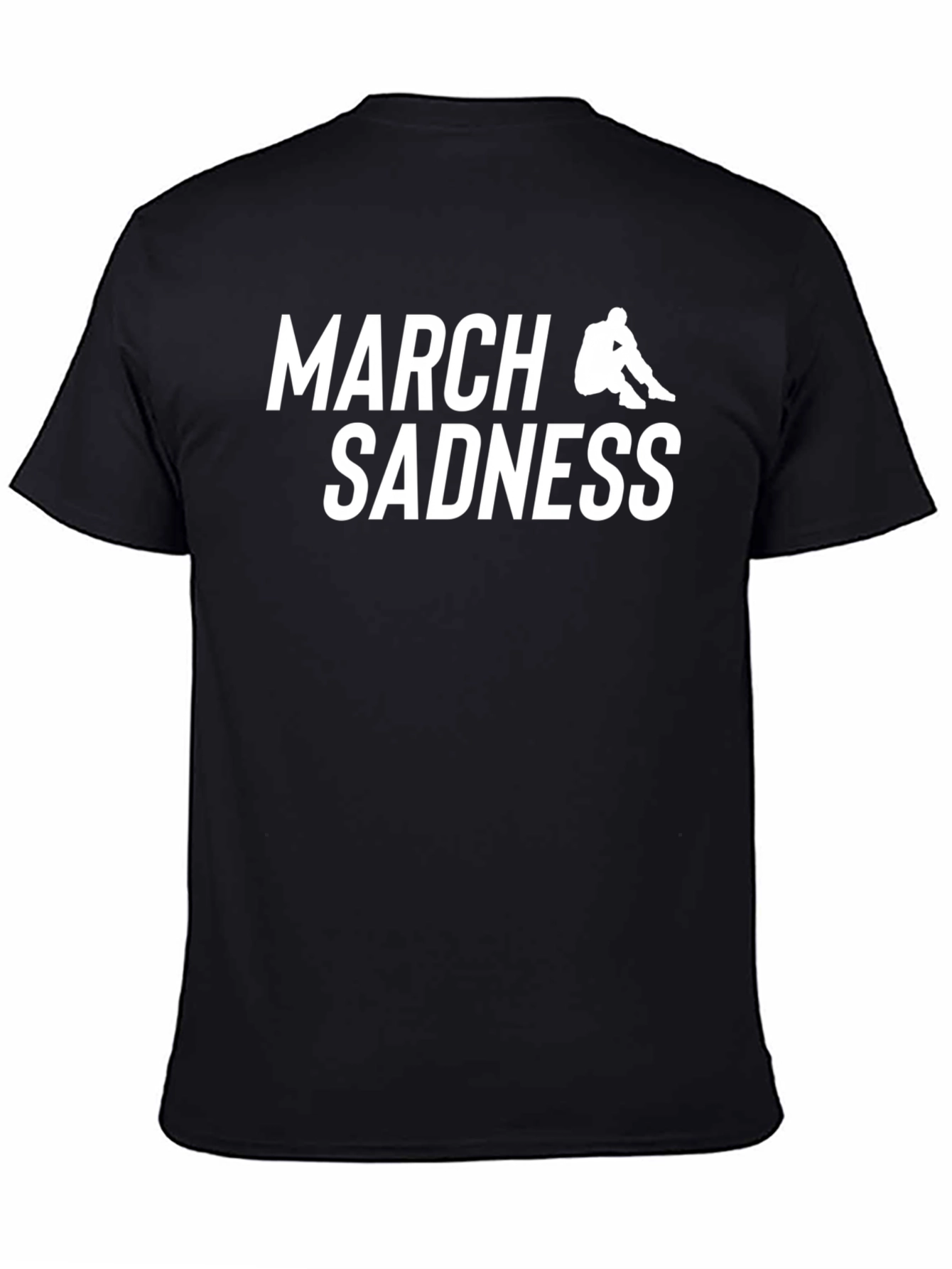 March Sadness Graphic Tee - Black T-Shirt
