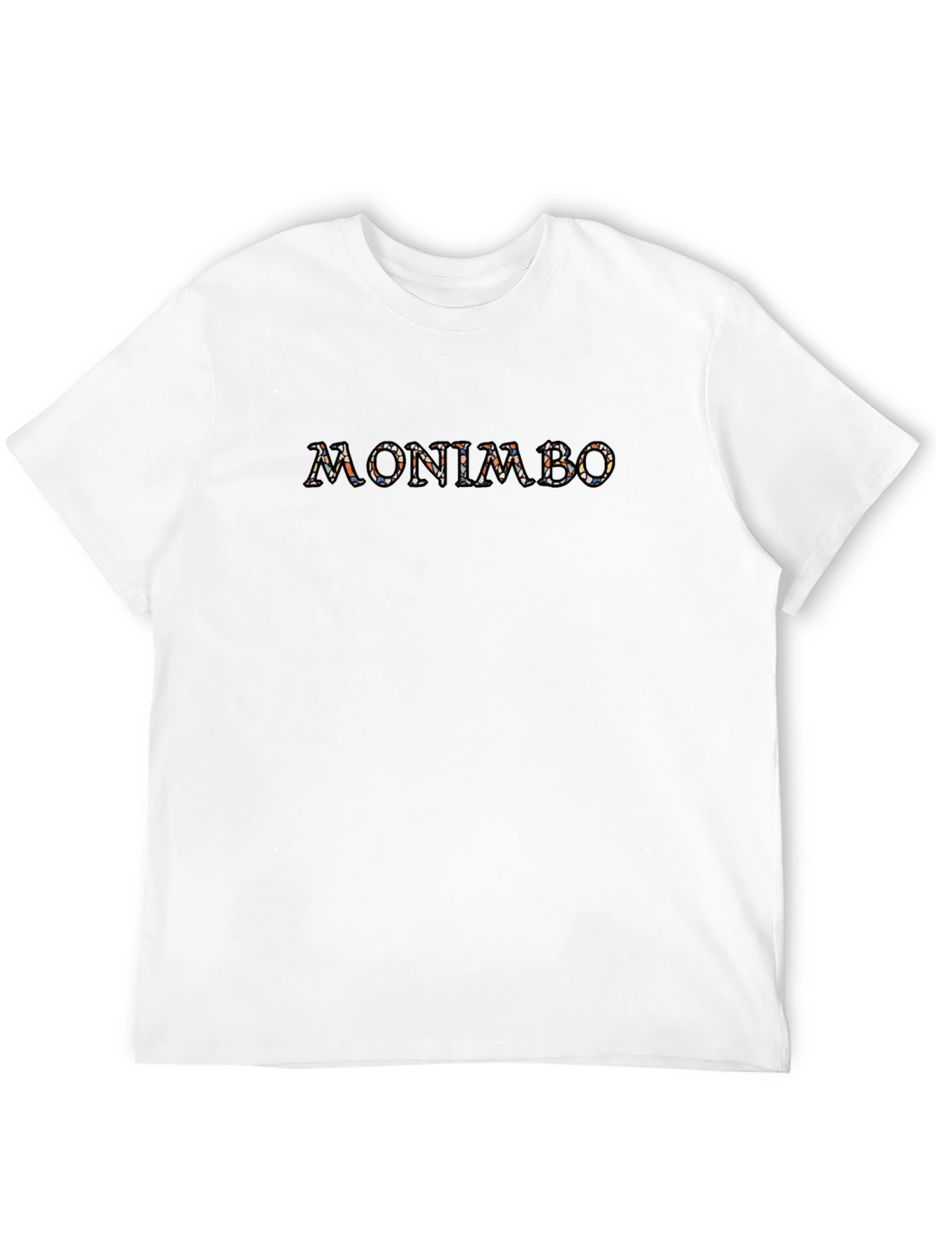 MONIMBO Graphic Print Tee - Black Cotton Casual Shirt