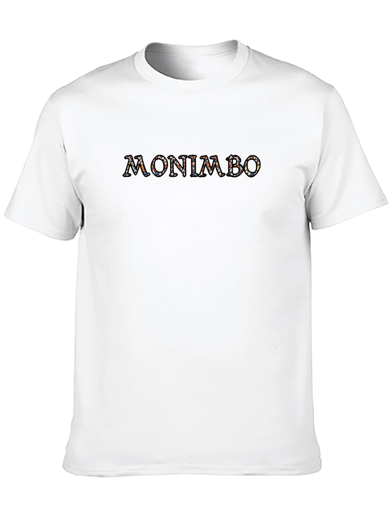 MONIMBO Graphic Print Tee - Black Cotton Casual Shirt