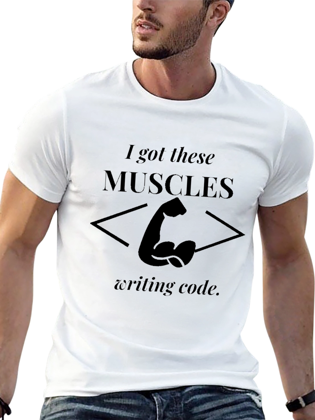 Code Muscles Graphic Tee