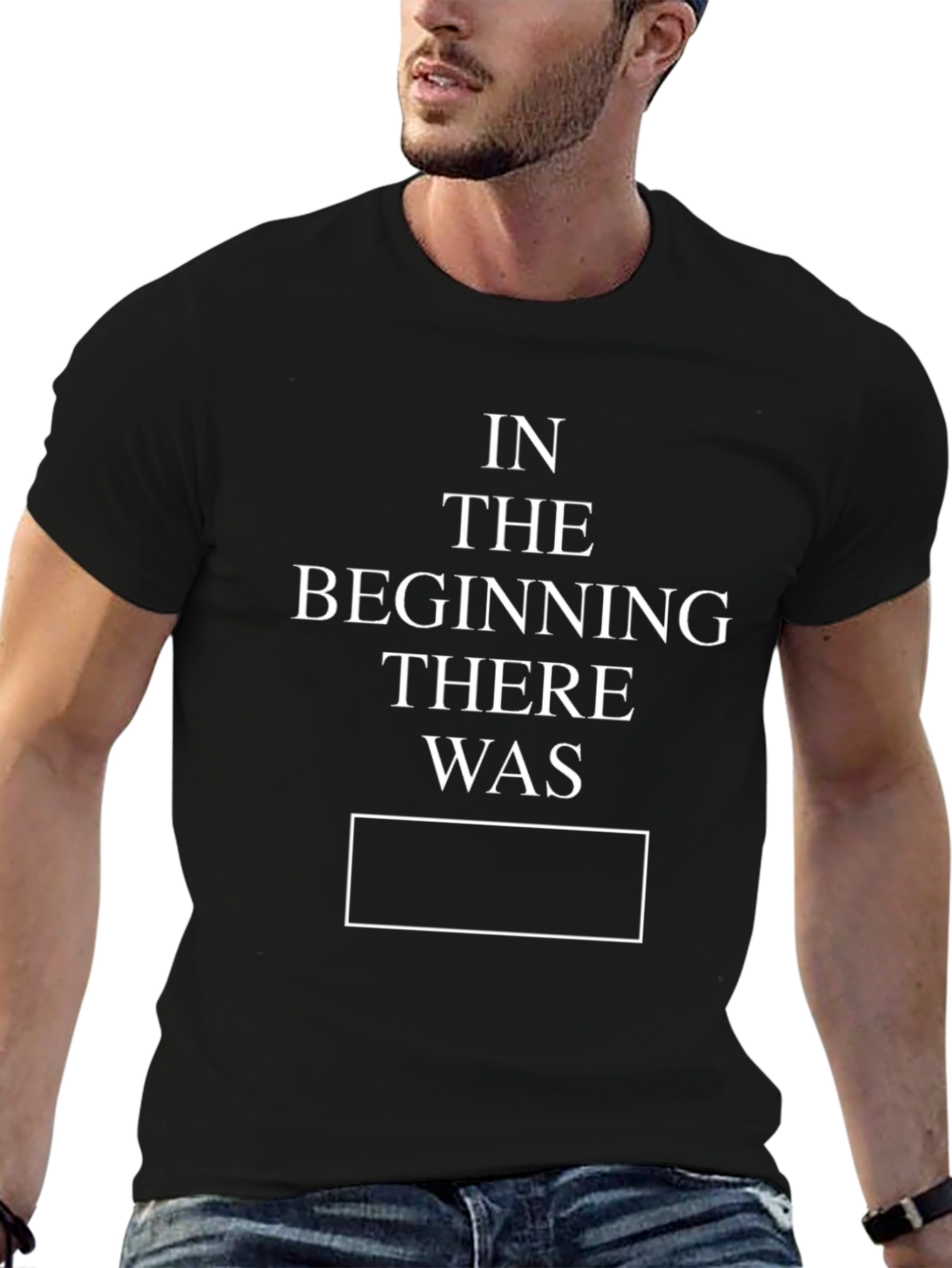 In the Beginning T-Shirt - Black