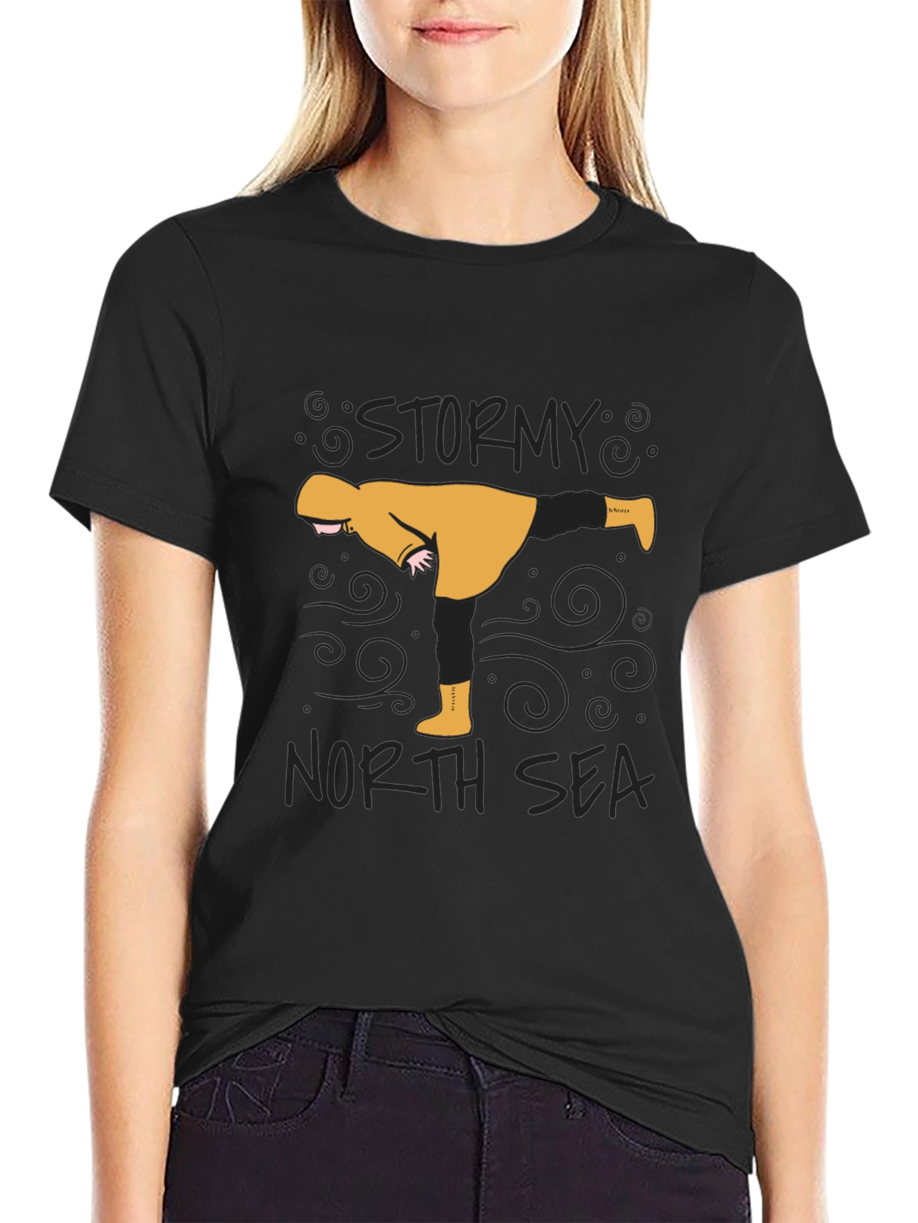 Stormy North Sea Graphic T-Shirt