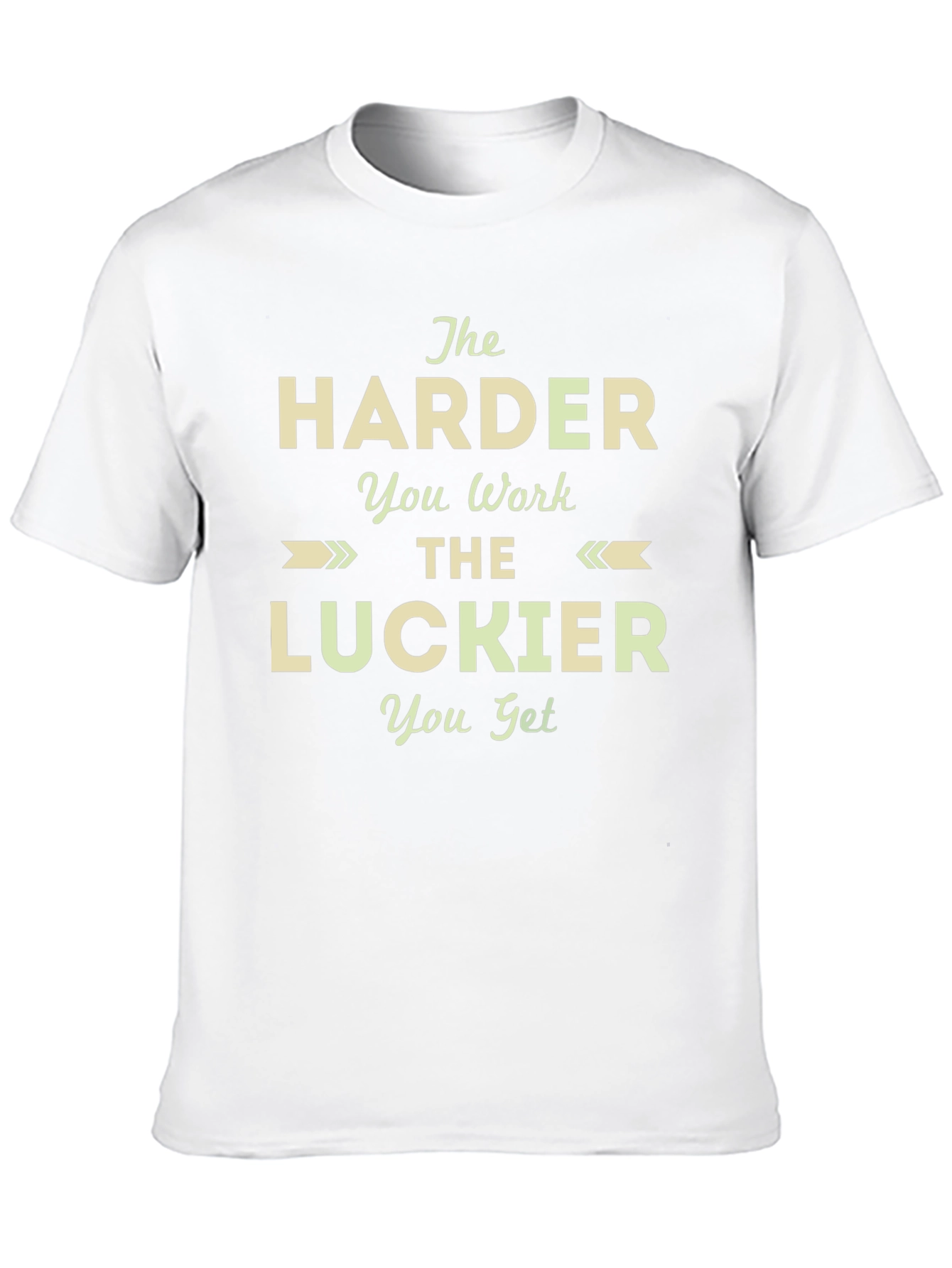The Harder You Work T-Shirt Motivational Graphic Tee