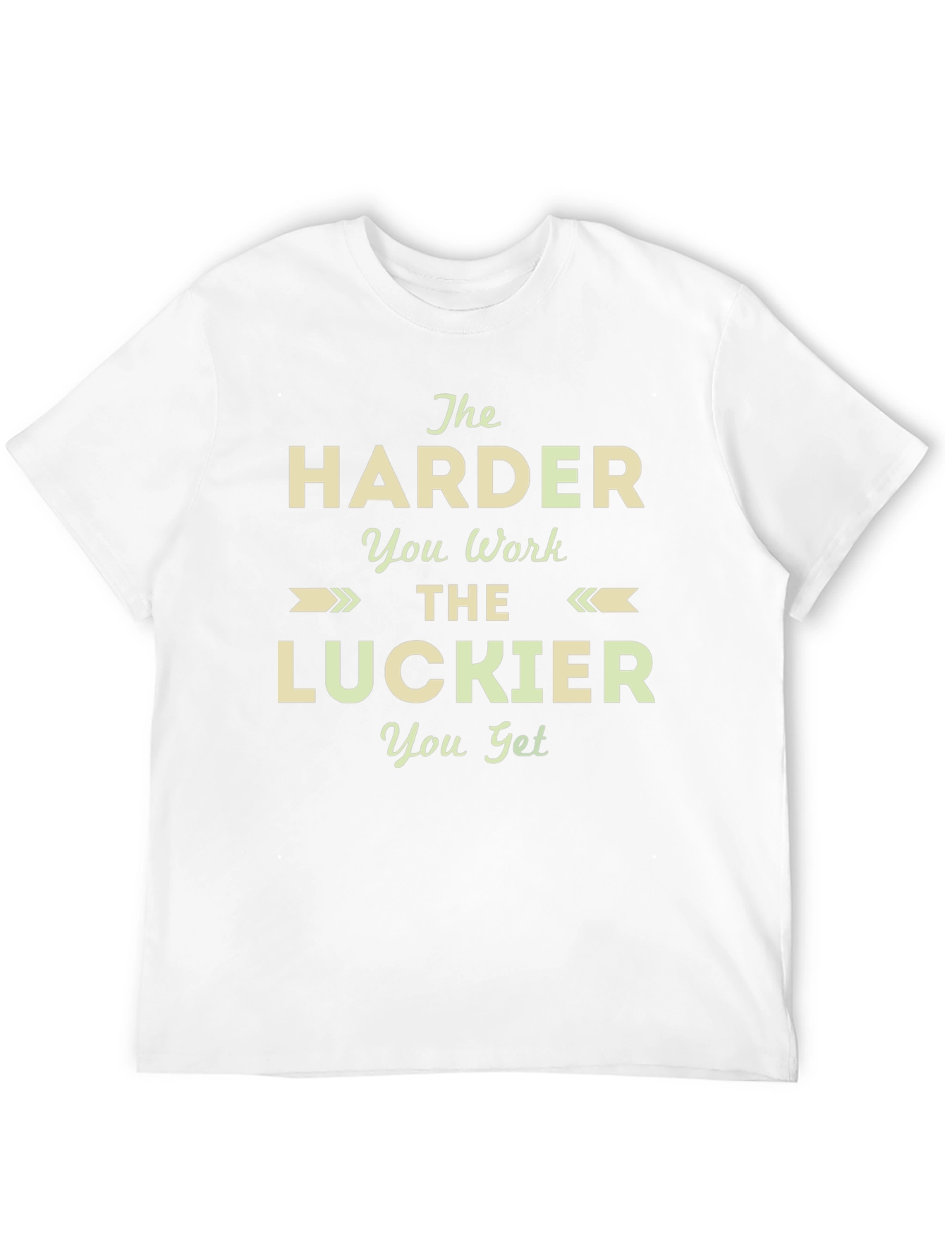 The Harder You Work T-Shirt Motivational Graphic Tee