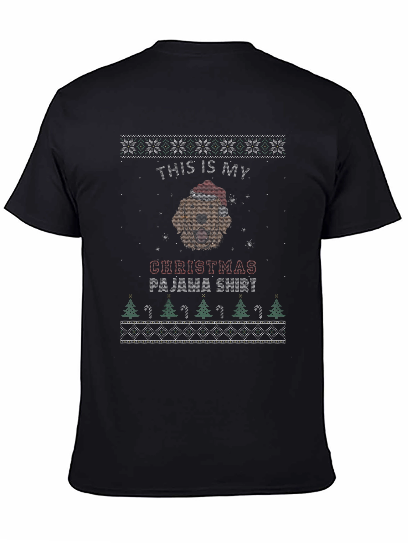Funny Christmas Dog Pajama Shirt