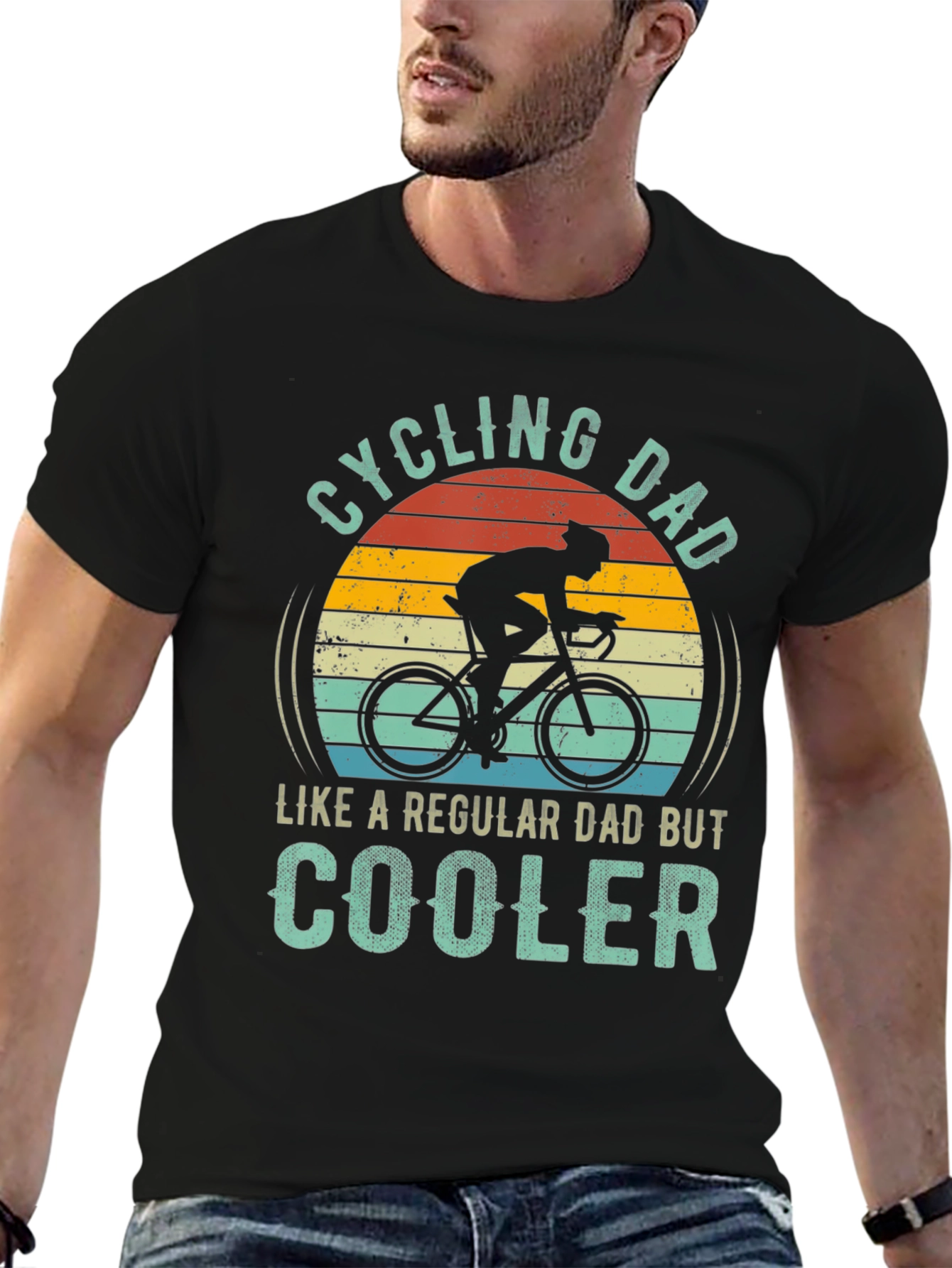 Cycling Dad T-Shirt - Cool Dad Edition
