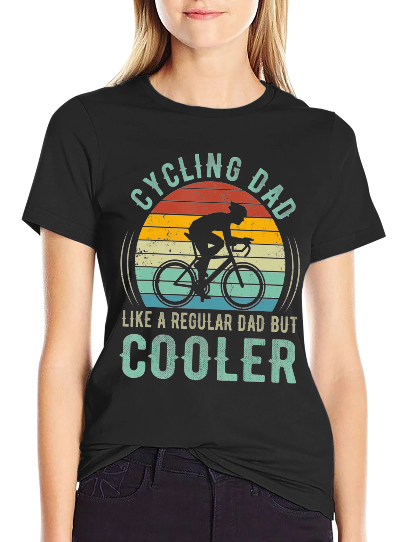Cycling Dad T-Shirt - Cool Dad Edition