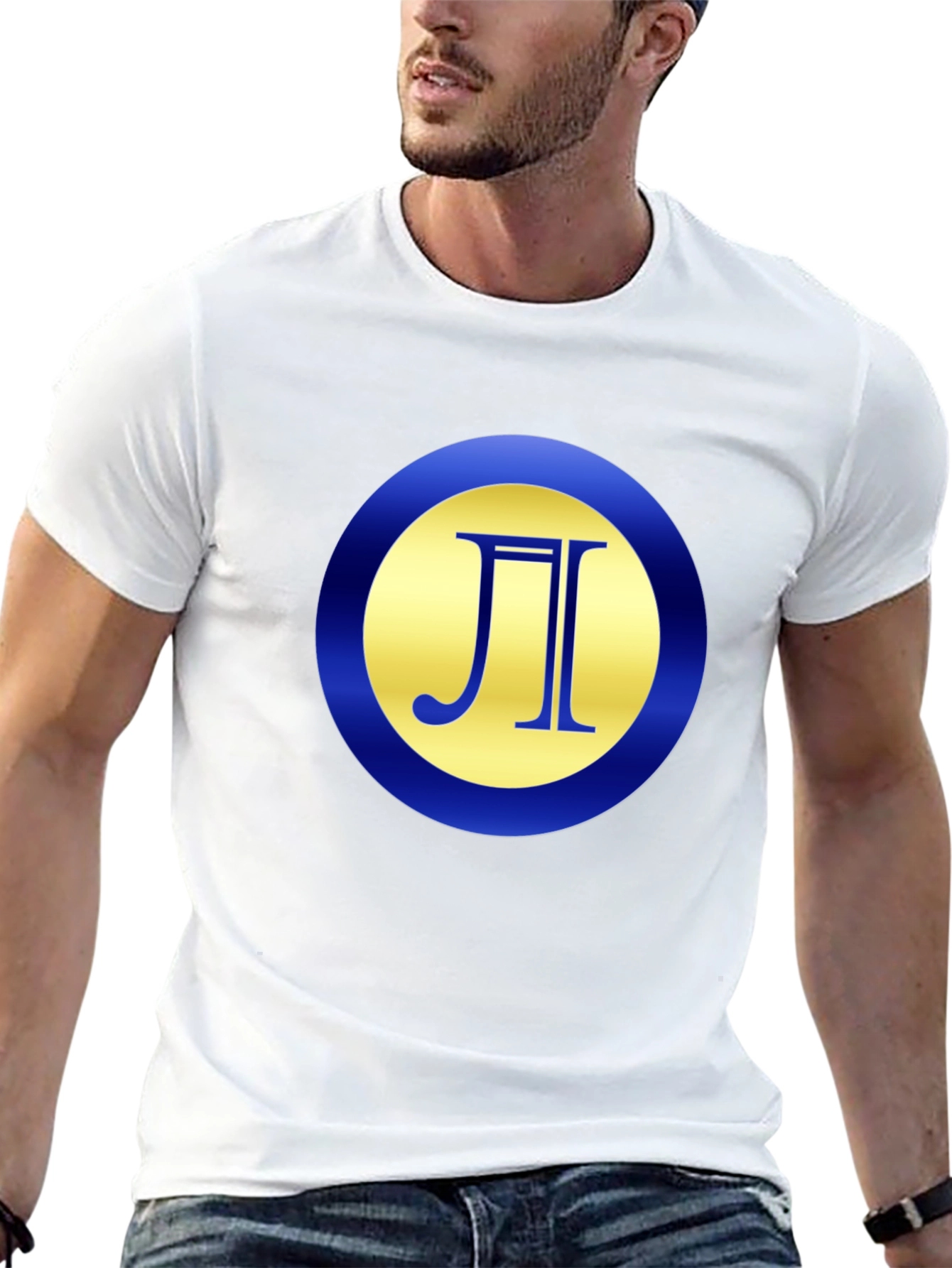 Unique Symbol Graphic Tee - Black