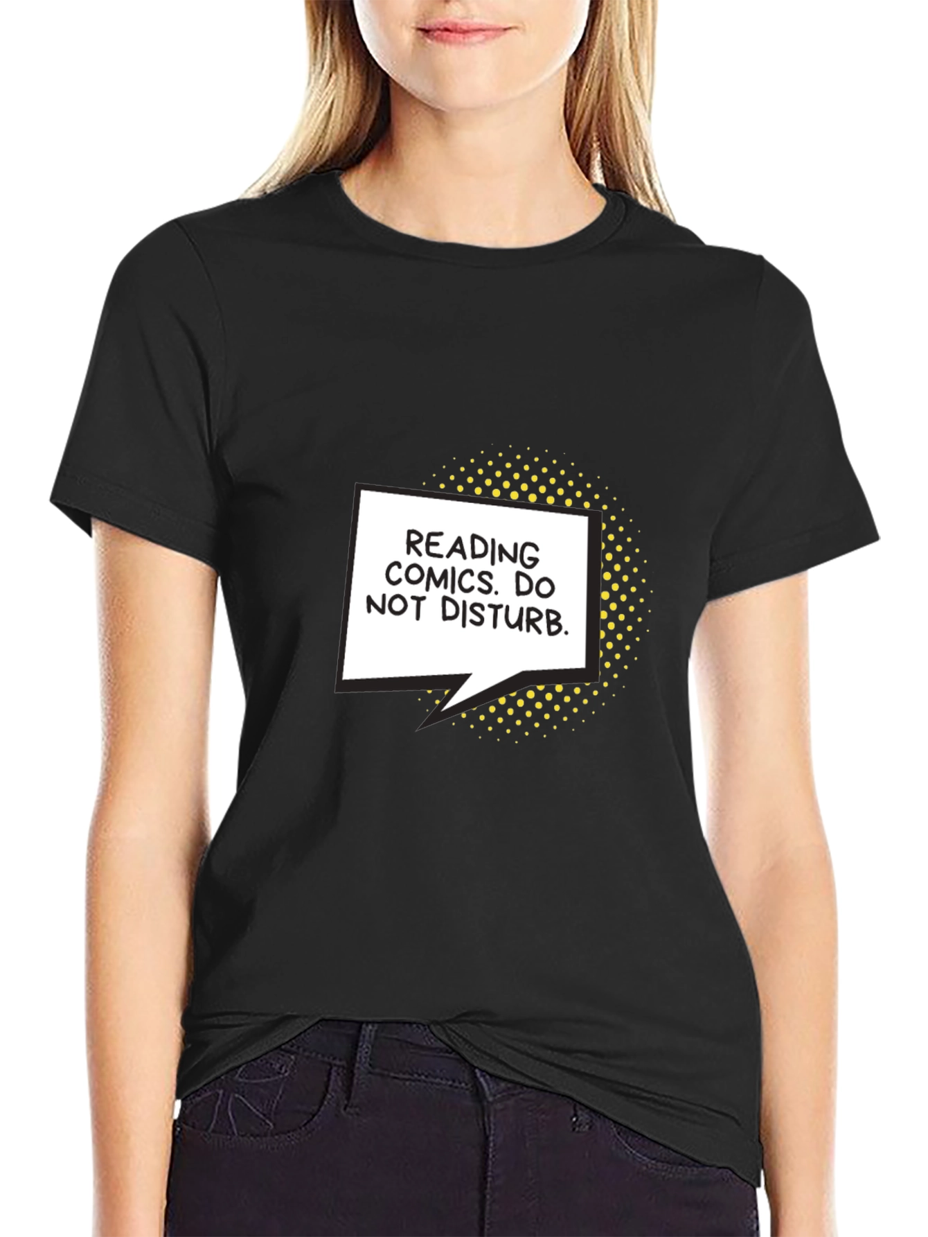 Reading Comics Tee - Do Not Disturb