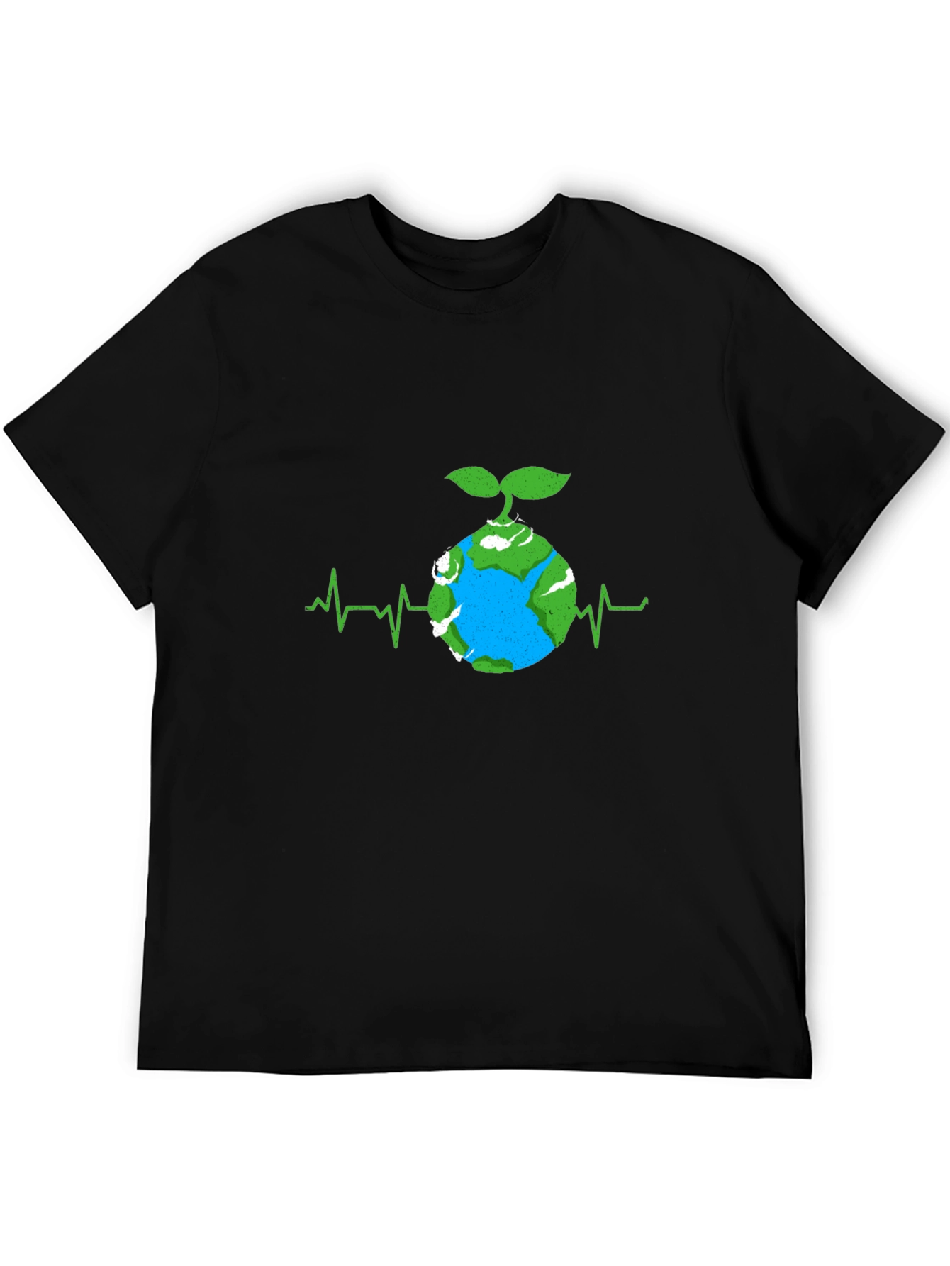 Earth Day Heartbeat T-Shirt - Save the Planet Tee