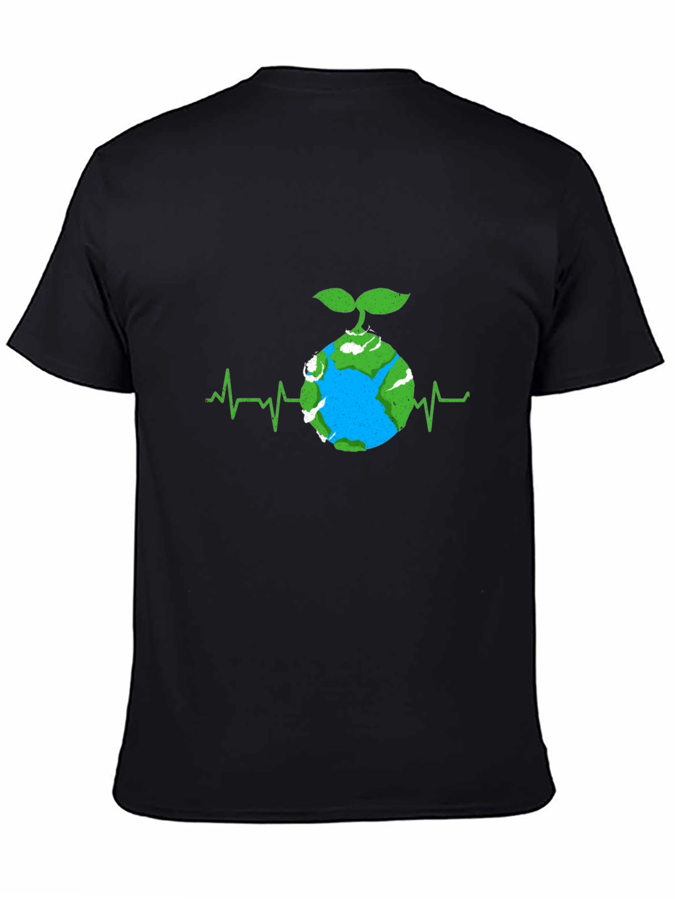 Earth Day Heartbeat T-Shirt - Save the Planet Tee