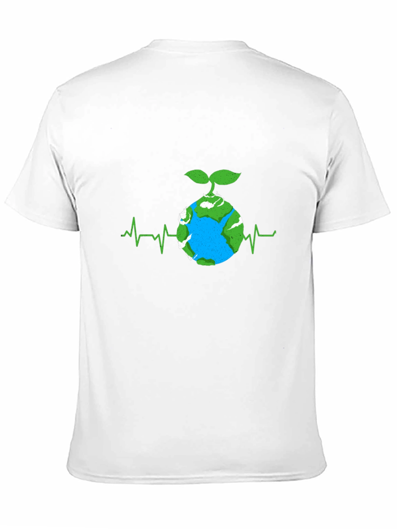 Earth Day Heartbeat T-Shirt - Save the Planet Tee