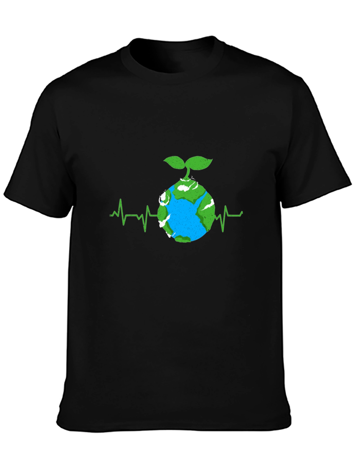 Earth Day Heartbeat T-Shirt - Save the Planet Tee