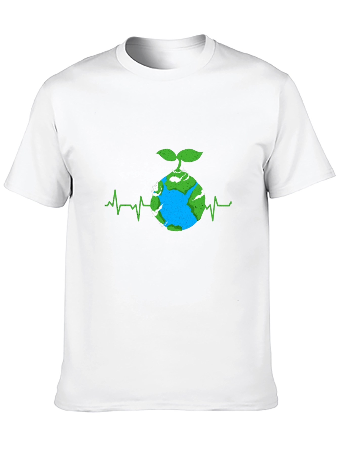 Earth Day Heartbeat T-Shirt - Save the Planet Tee