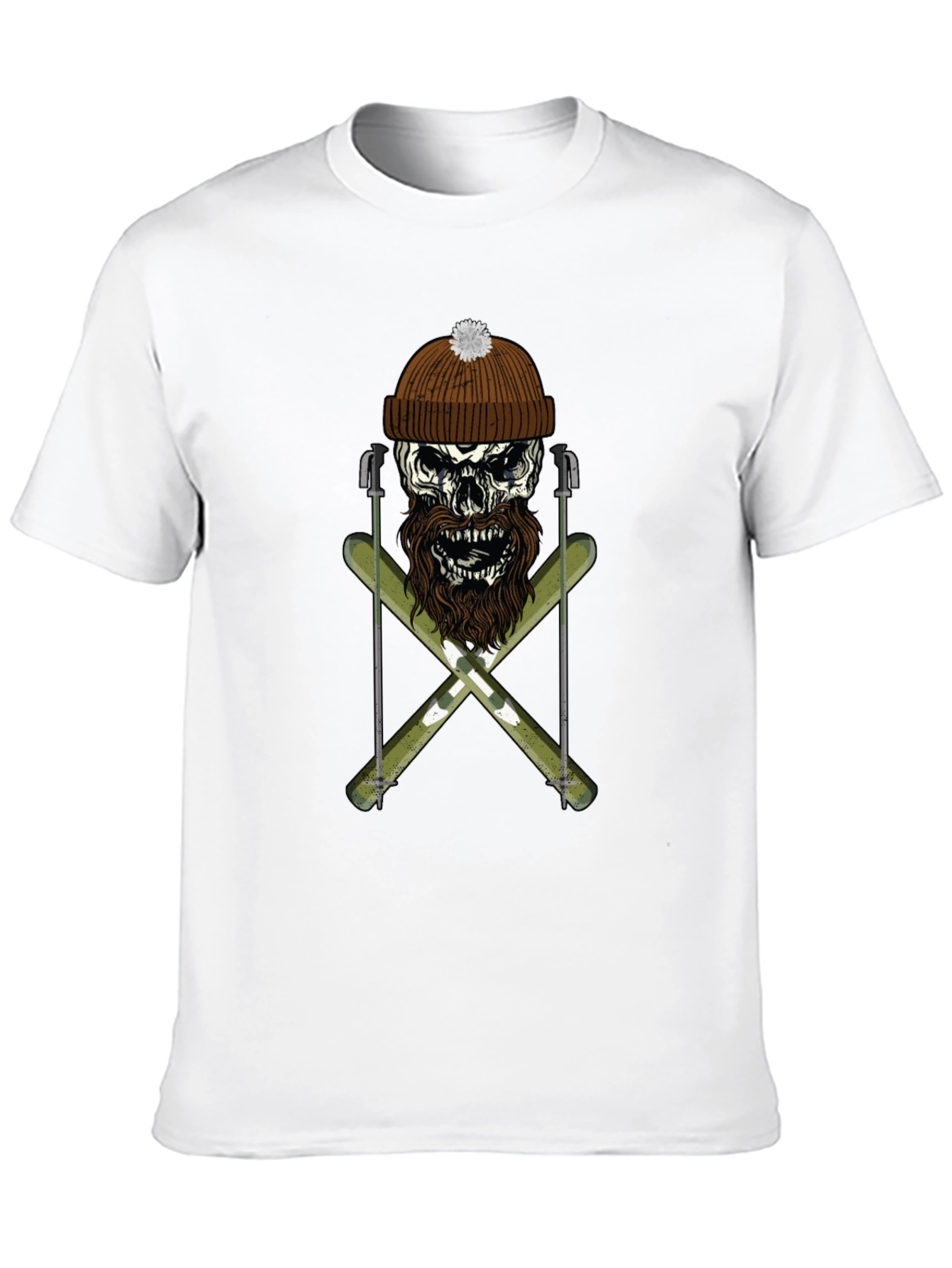 Skull & Skis Graphic Tee