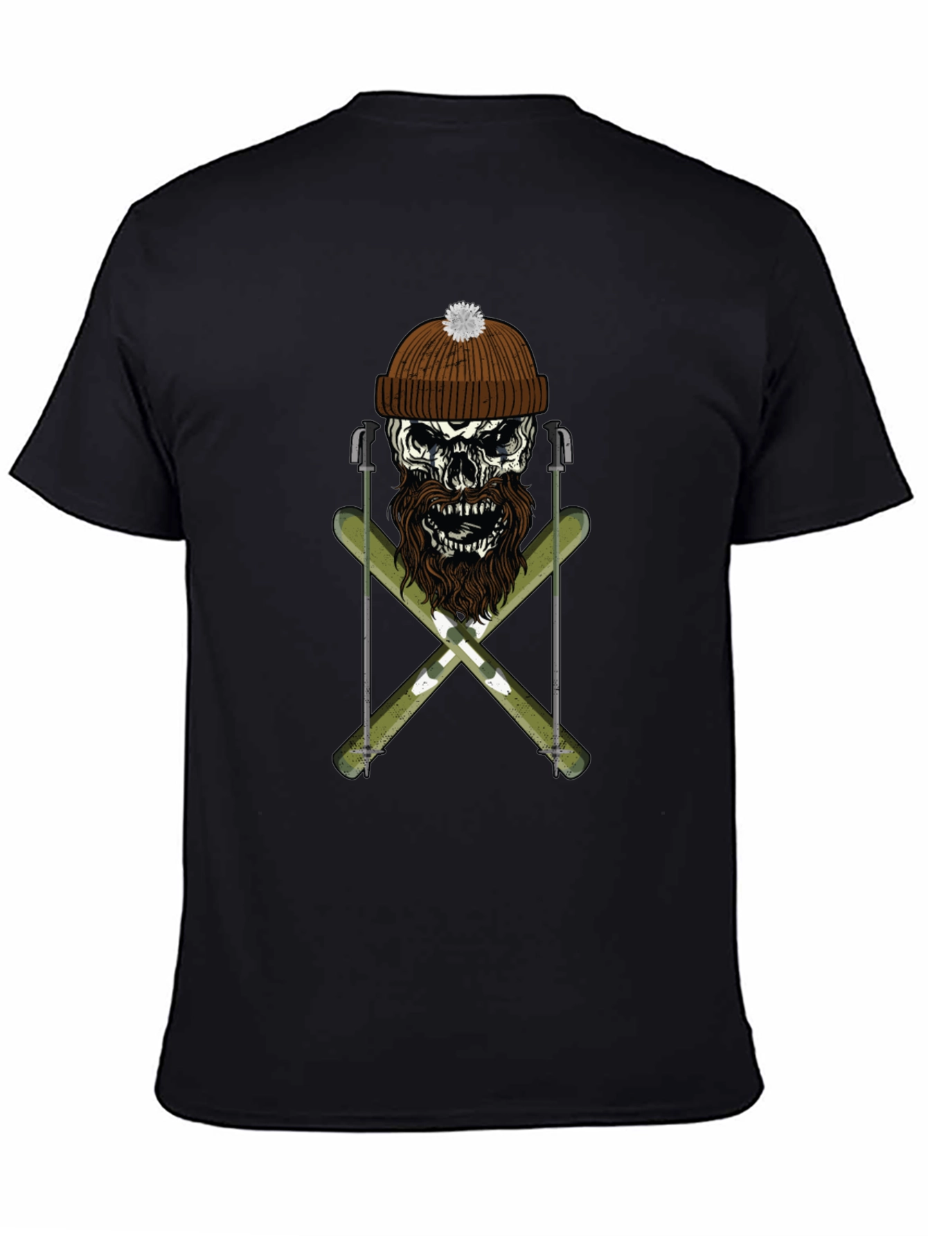 Skull & Skis Graphic Tee