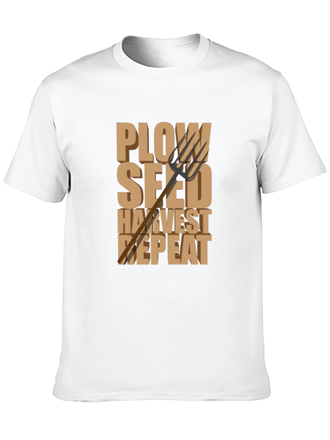 Farmers Life T-Shirt - Plow Seed Harvest Repeat